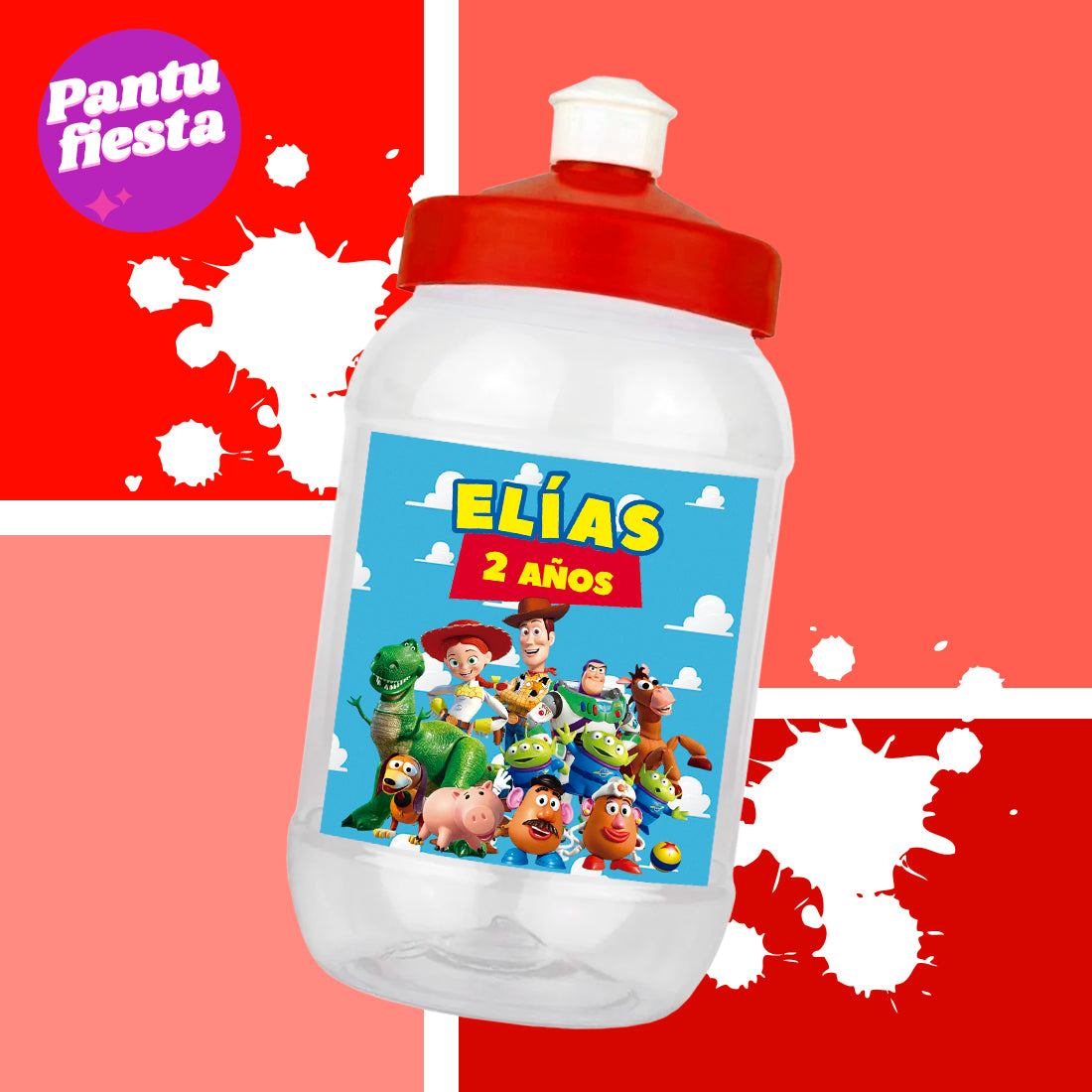 Cilindro Transparente Toy Story