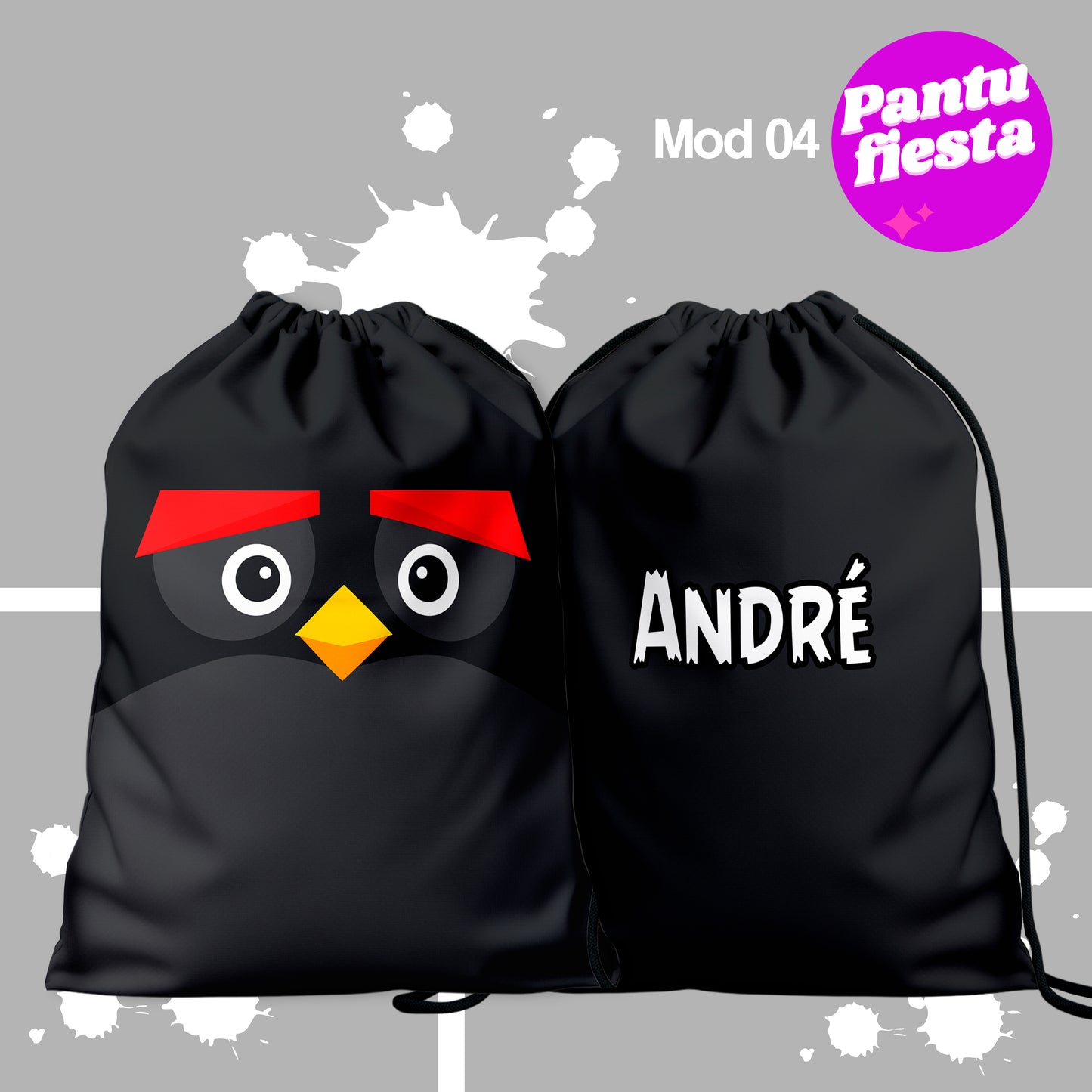 Bolo Dulcero Morralito Angry Birds