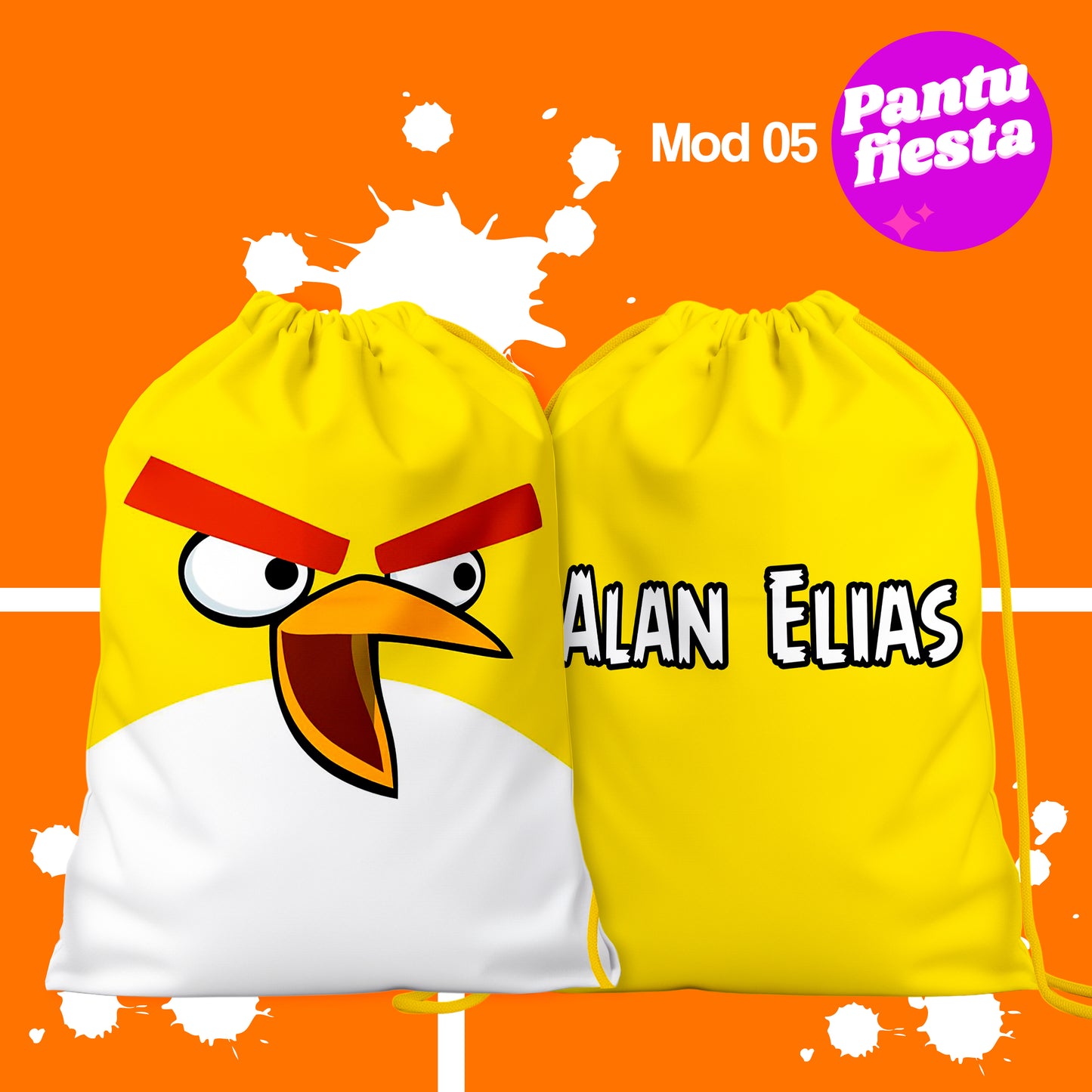 Bolo Dulcero Morralito Angry Birds
