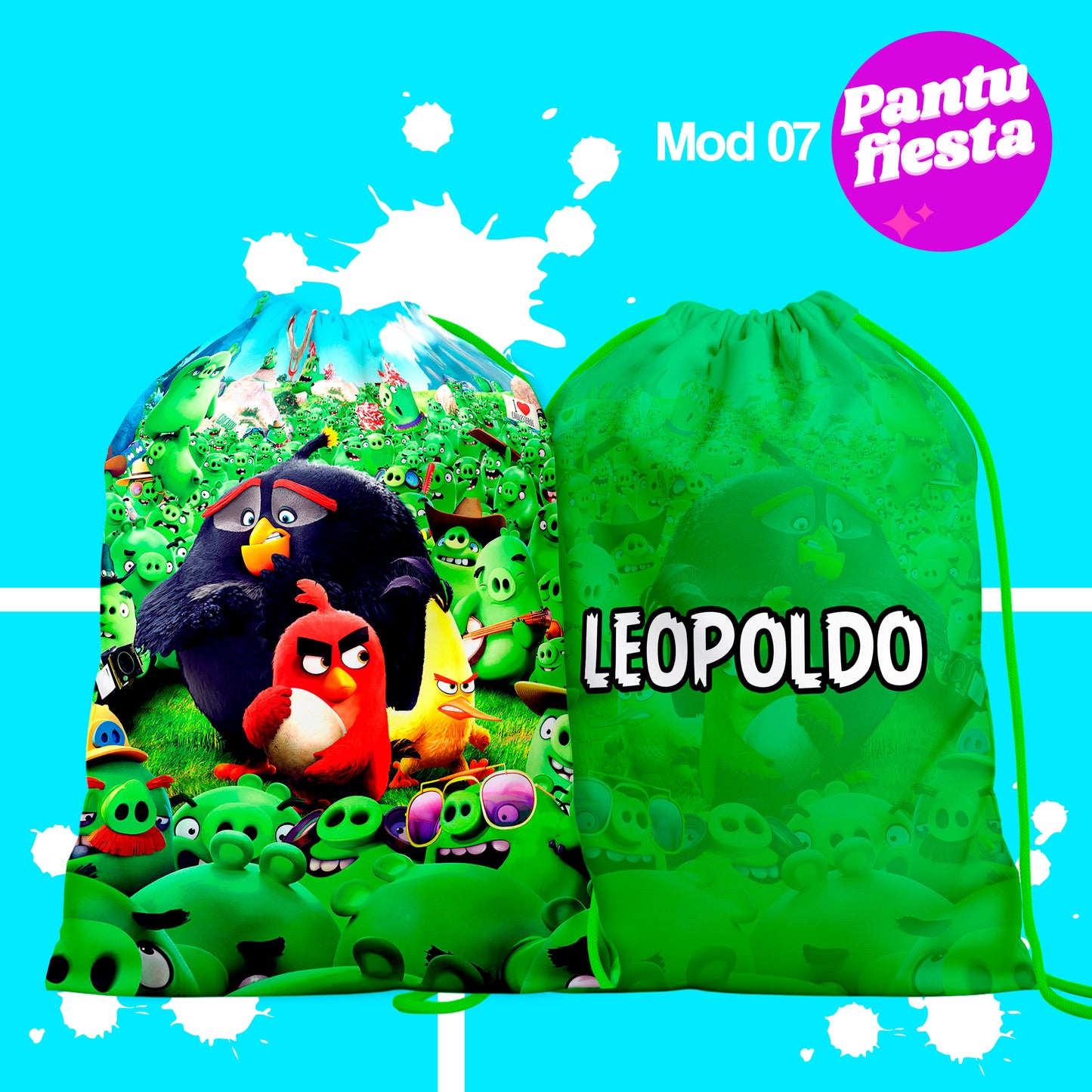 Bolo Dulcero Morralito Angry Birds