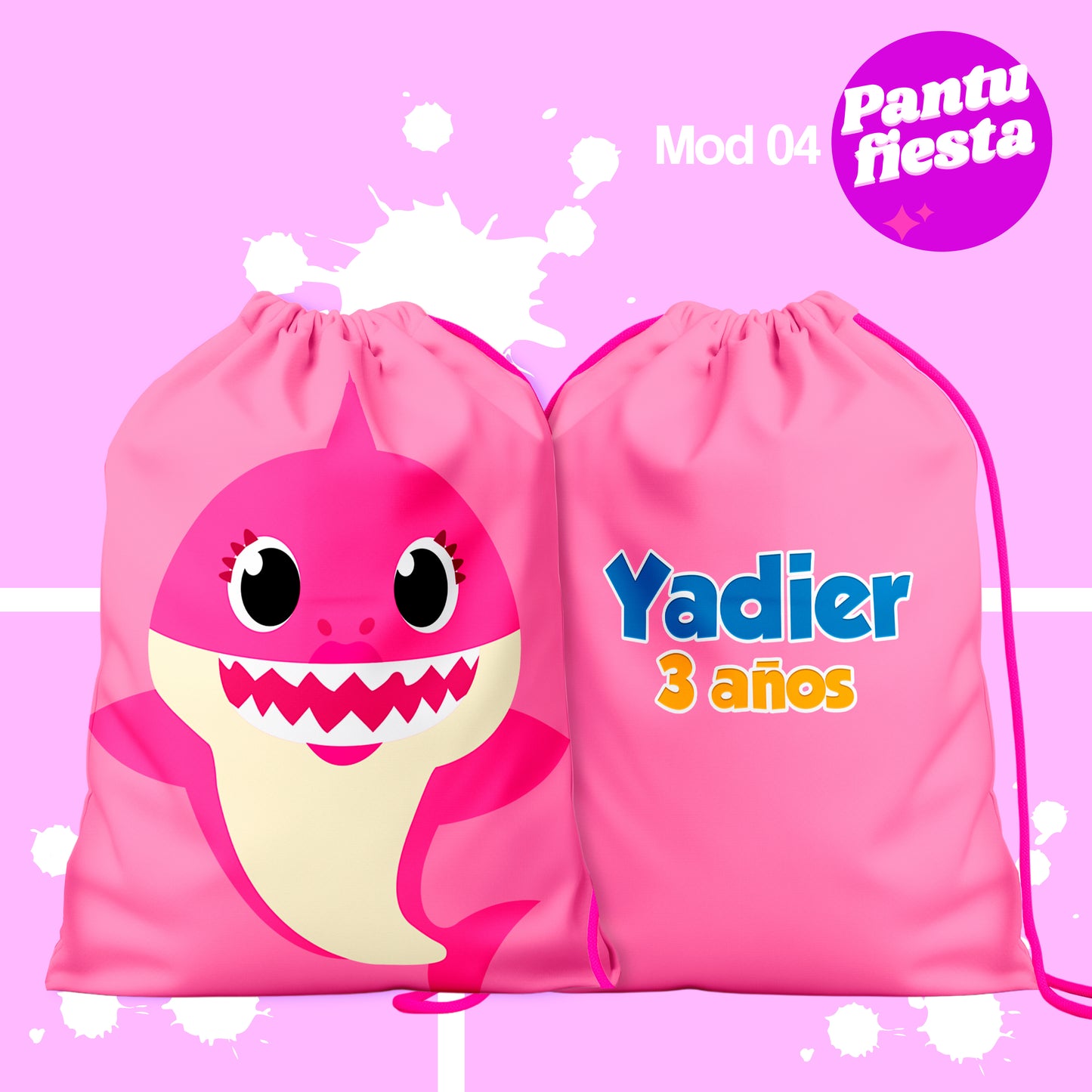 Bolo Dulcero Morralito Baby Shark