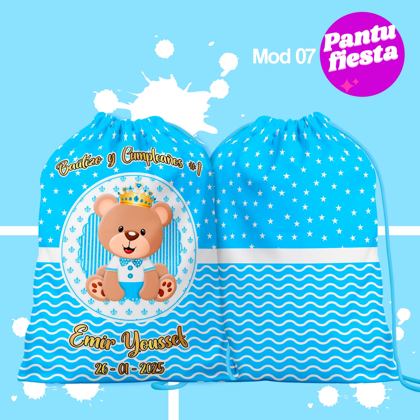 Bolo Dulcero Morralito Bautizo