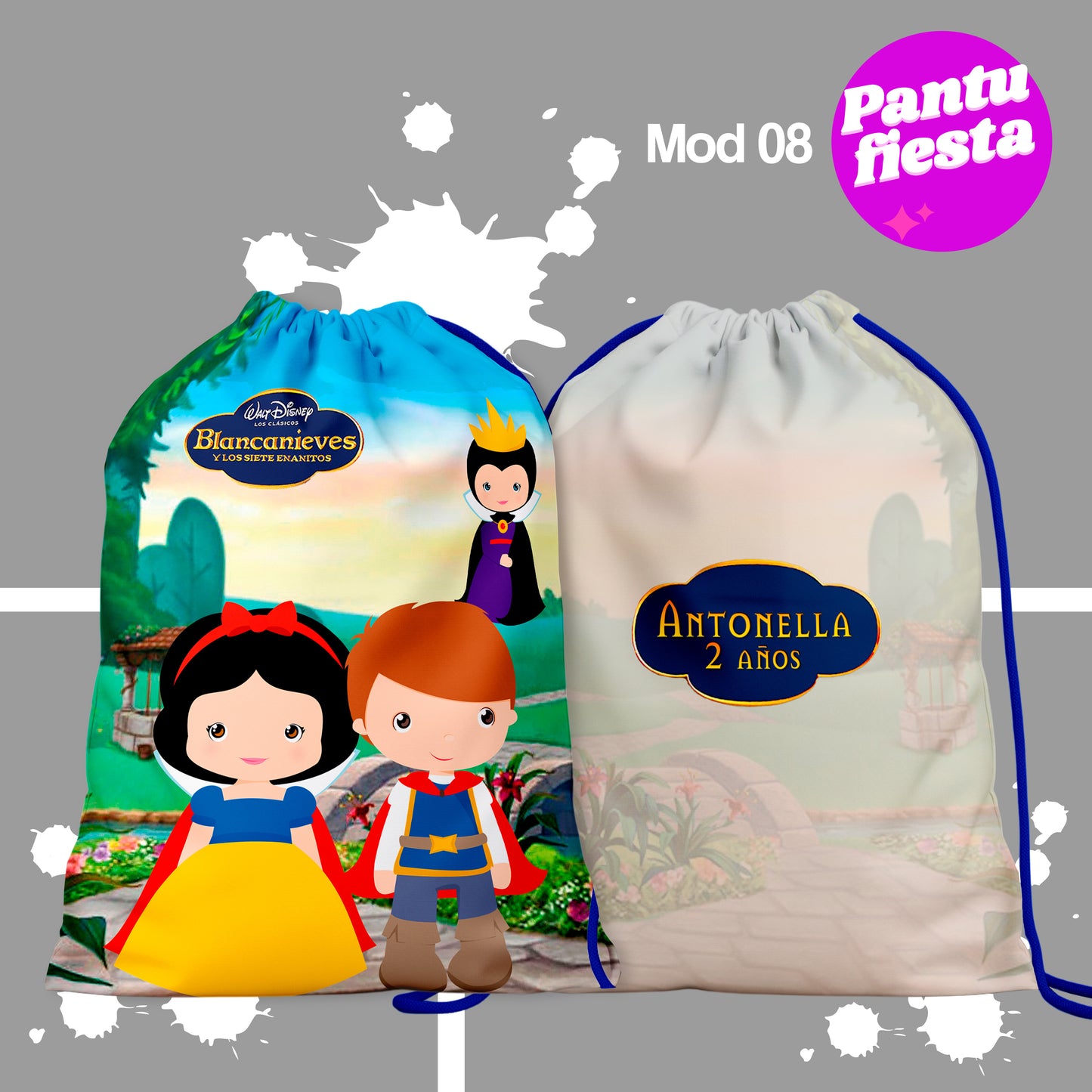 Bolo Dulcero Morralito Blancanieves