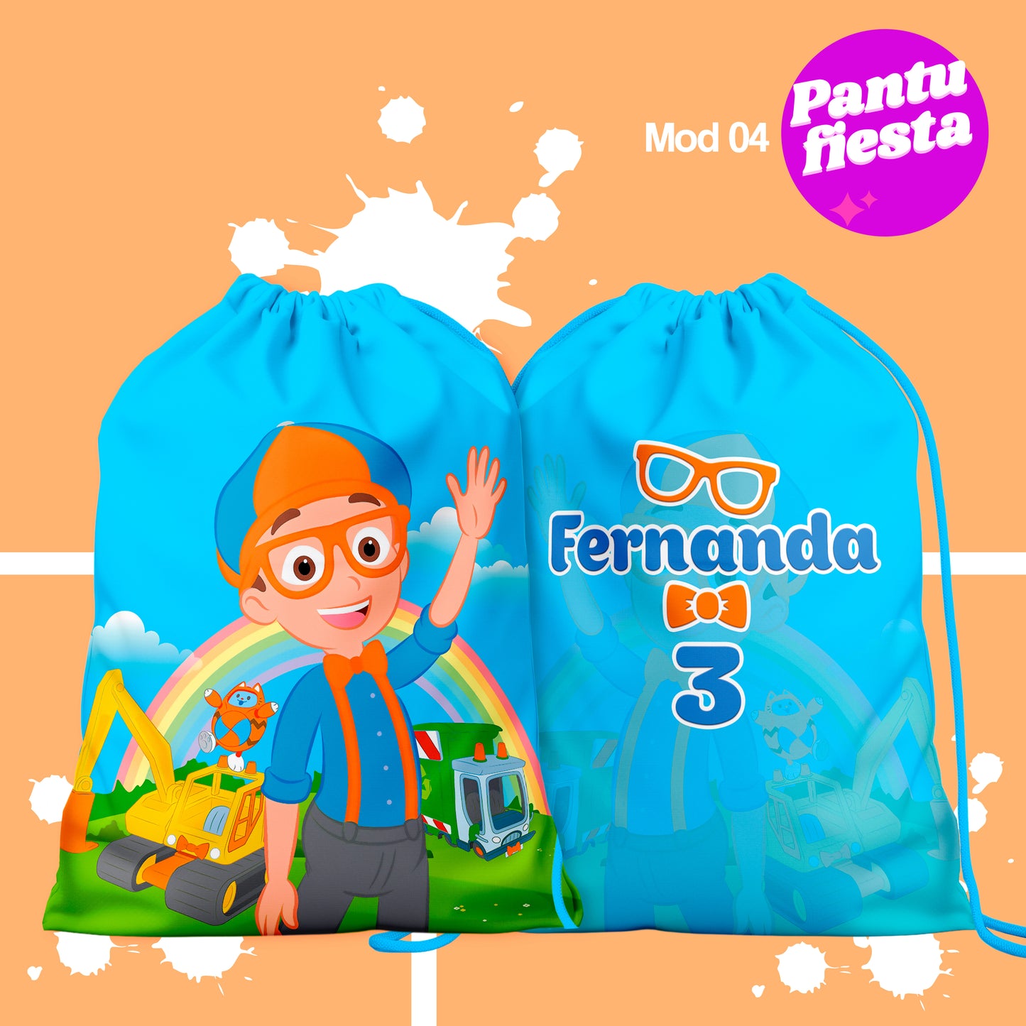 Bolo Dulcero Morralito Blippi