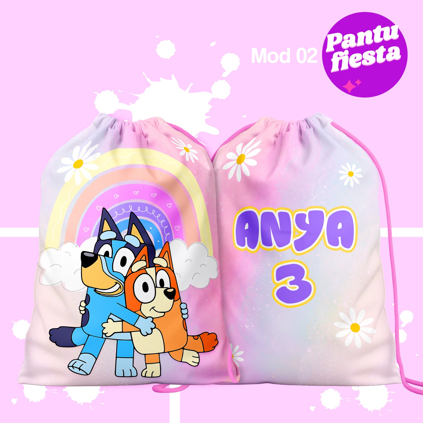 Bolo Dulcero Morralito Dulcero Bluey