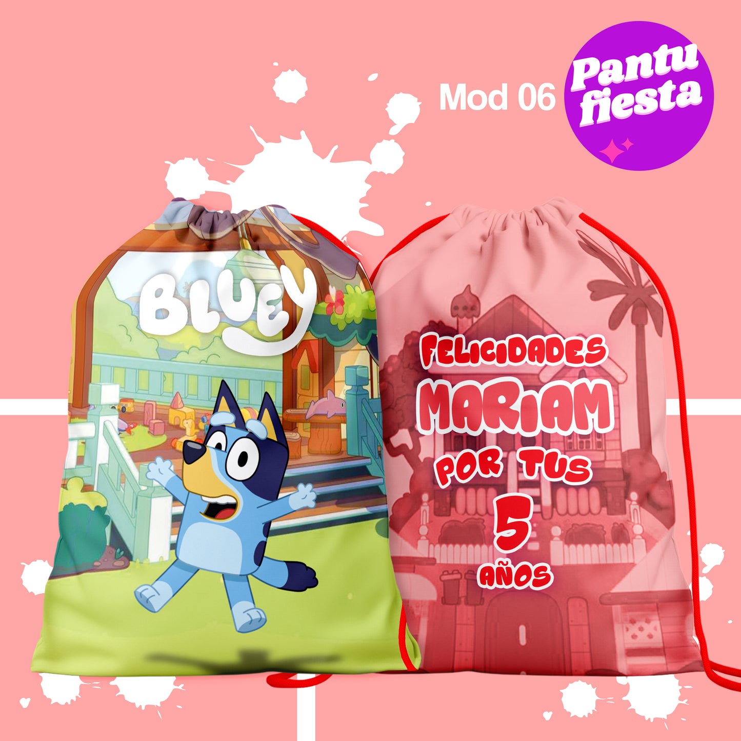 Bolo Dulcero Morralito Dulcero Bluey