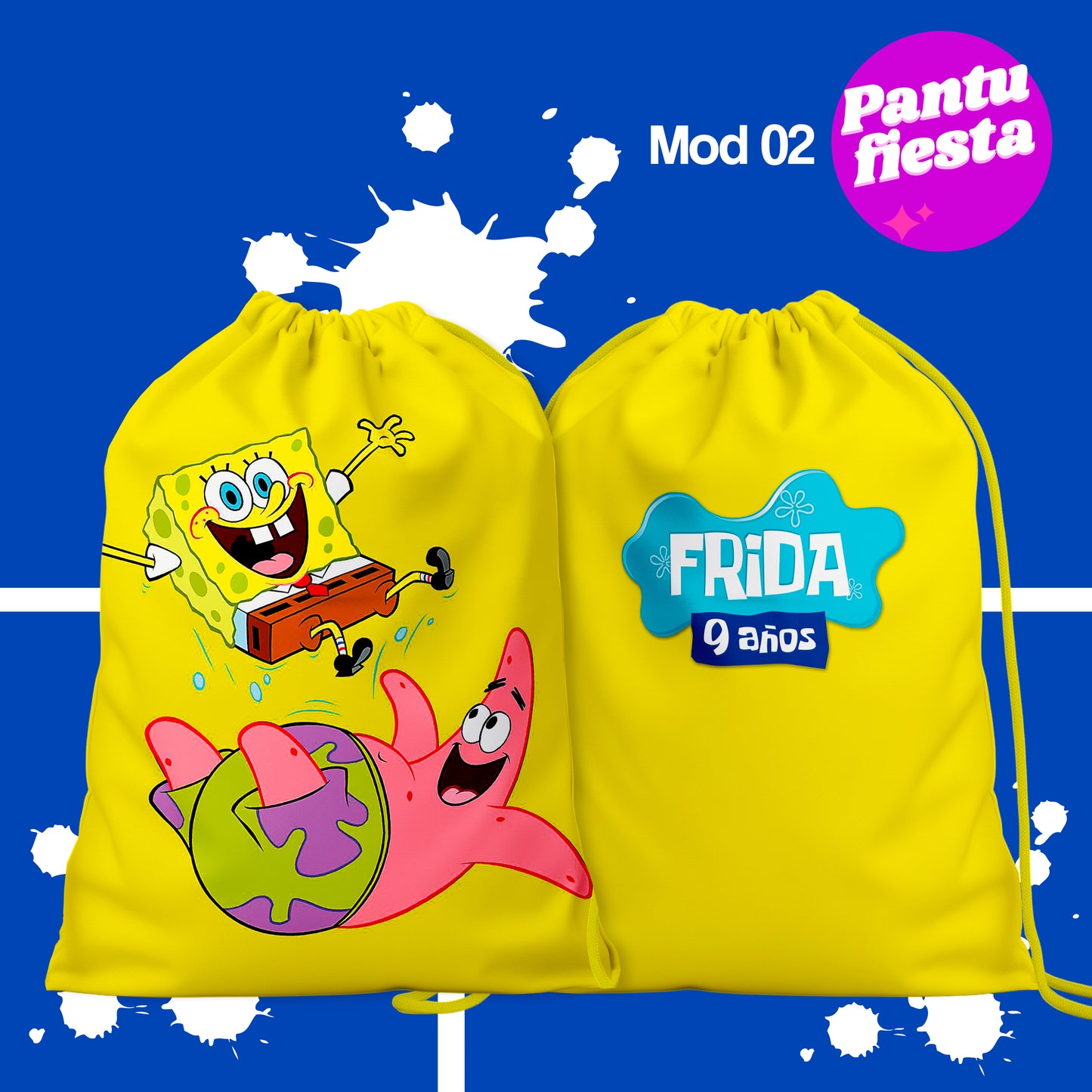 Bolo Dulcero Morralito Bob Esponja