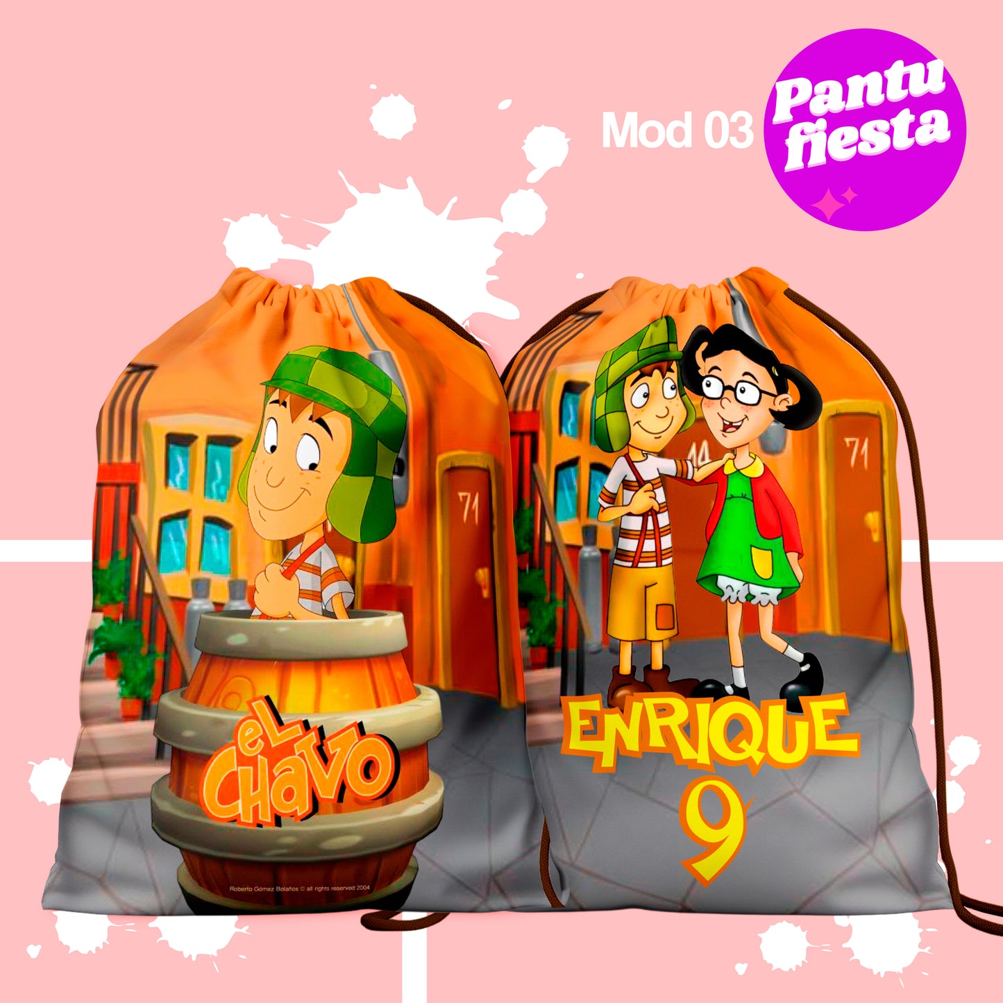 Bolo Dulcero Morralito Chavo del 8