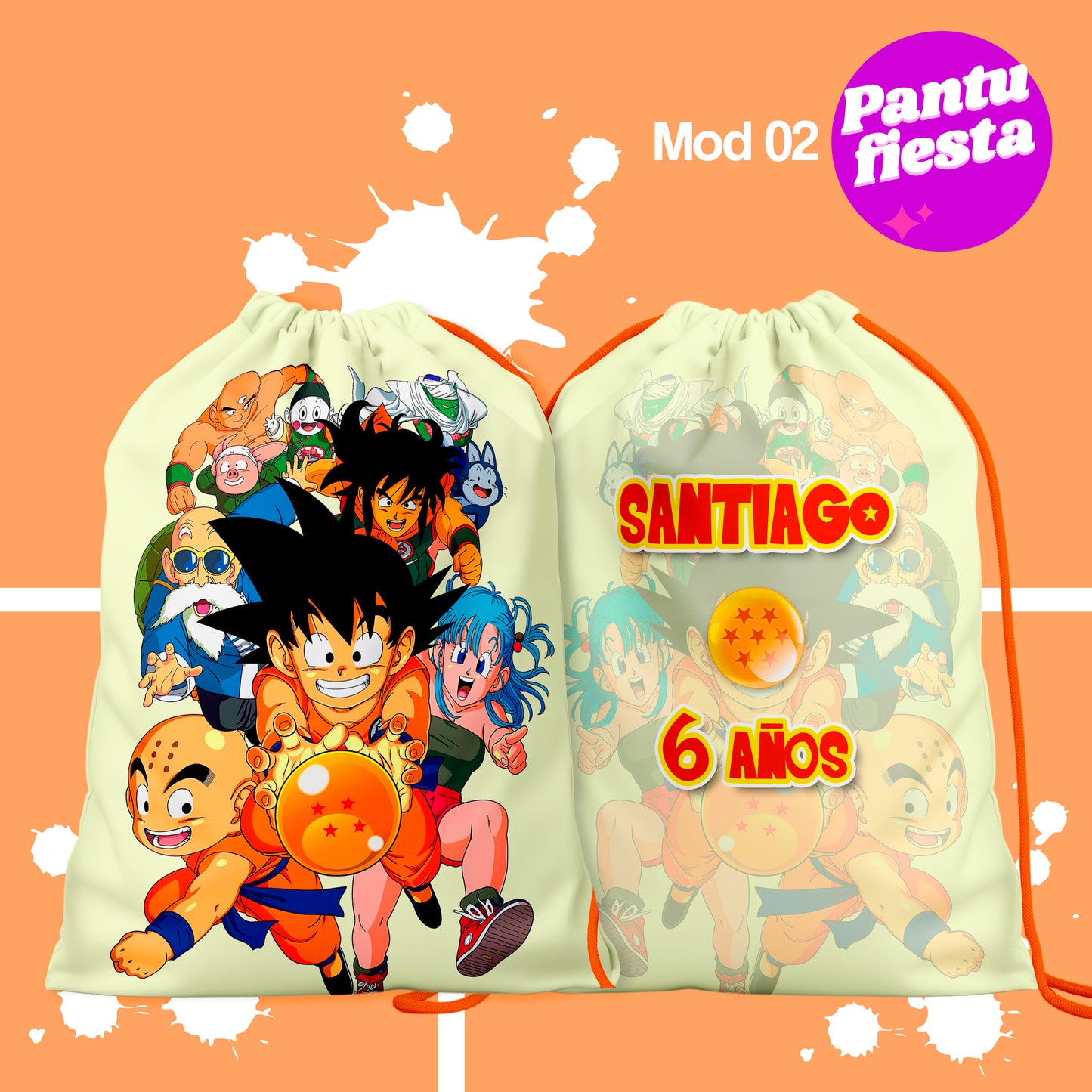 Bolo Dulcero Morralito Dragon Ball