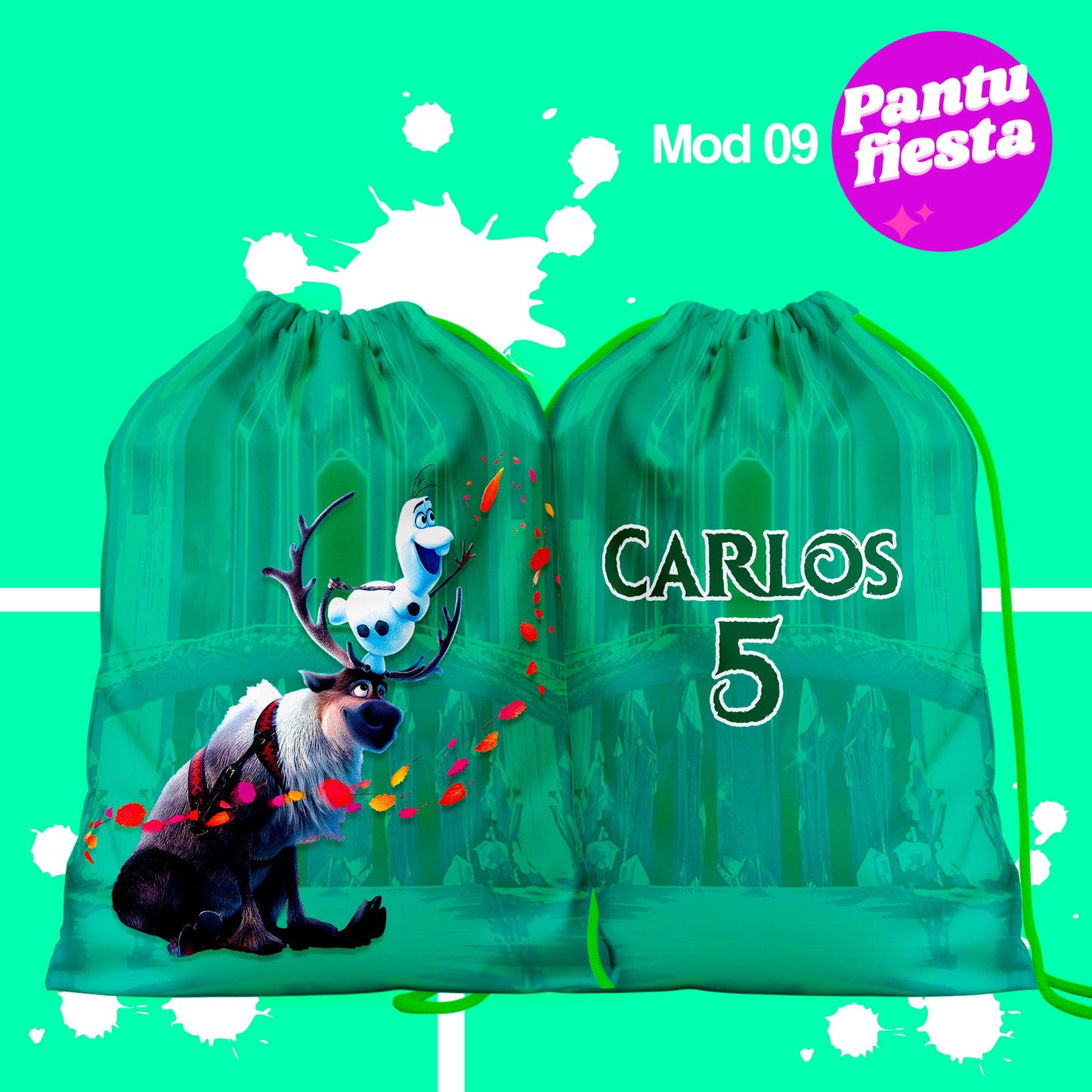 Bolo Dulcero Morralito Frozen