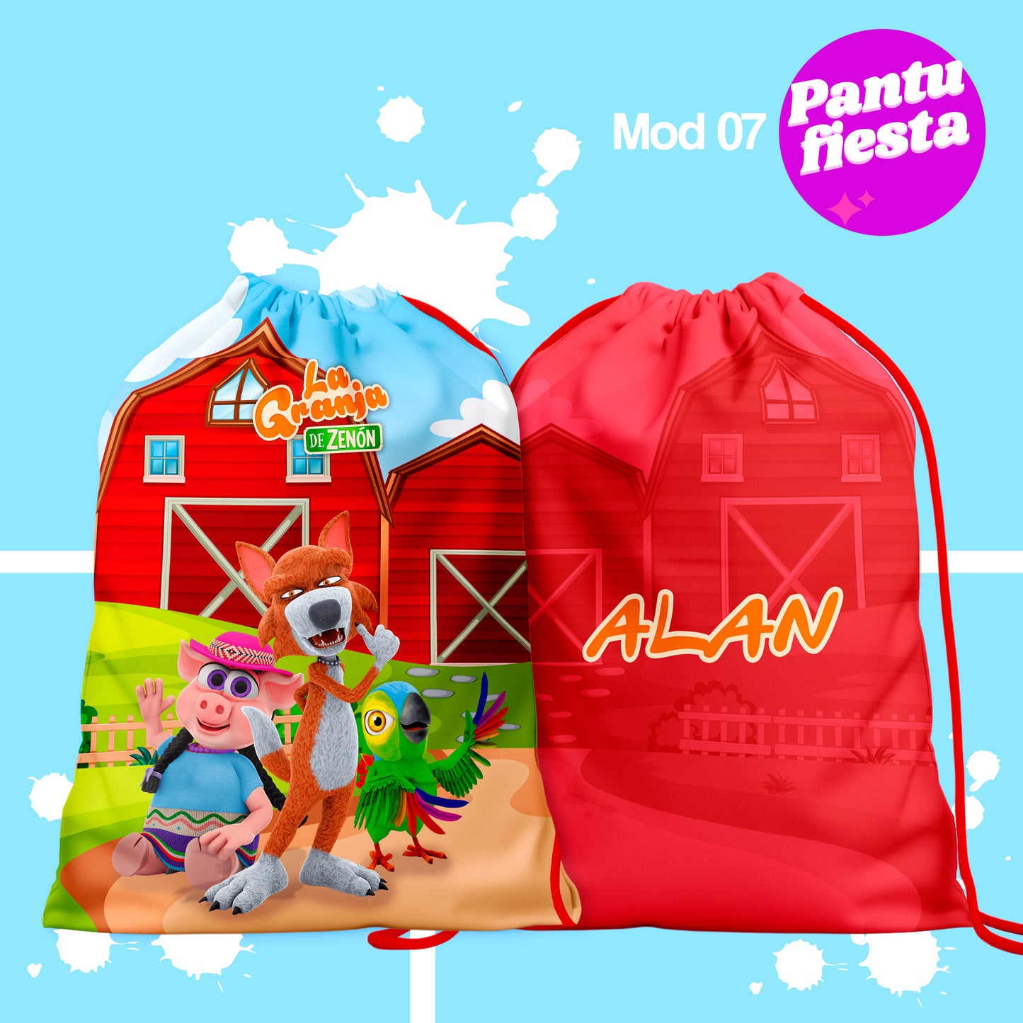 Bolo Dulcero Morralito La Granja de Zenon