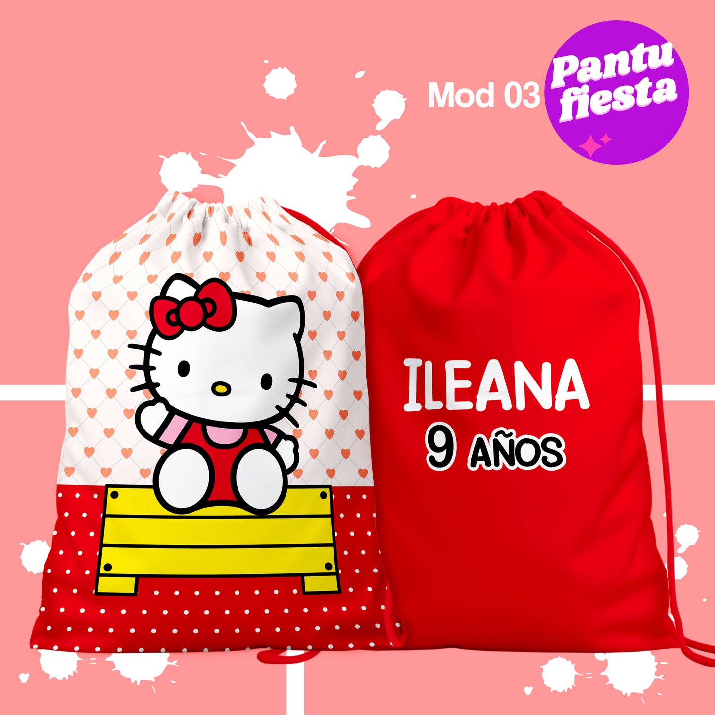 Bolo Dulcero Morralito Dulcero Hello Kitty
