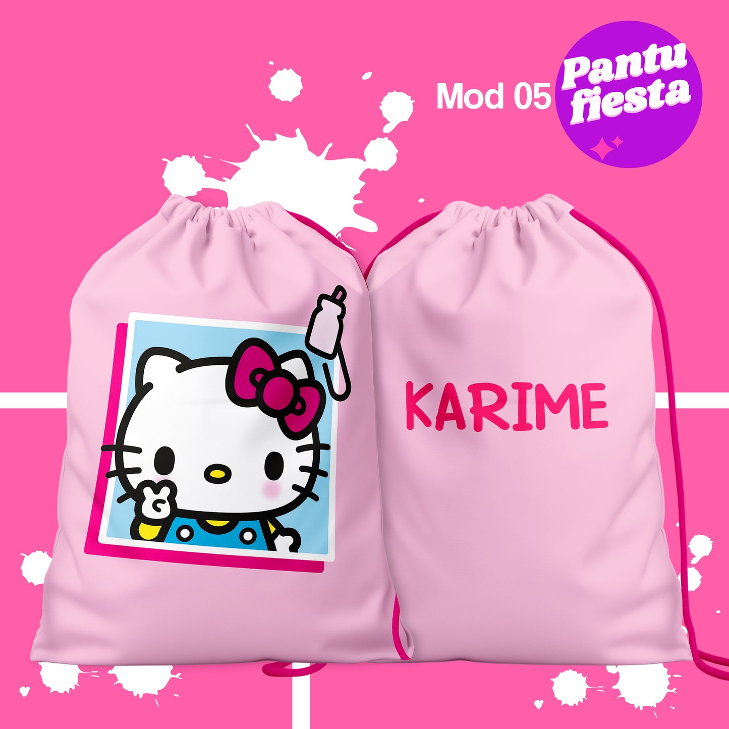 Bolo Dulcero Morralito Dulcero Hello Kitty
