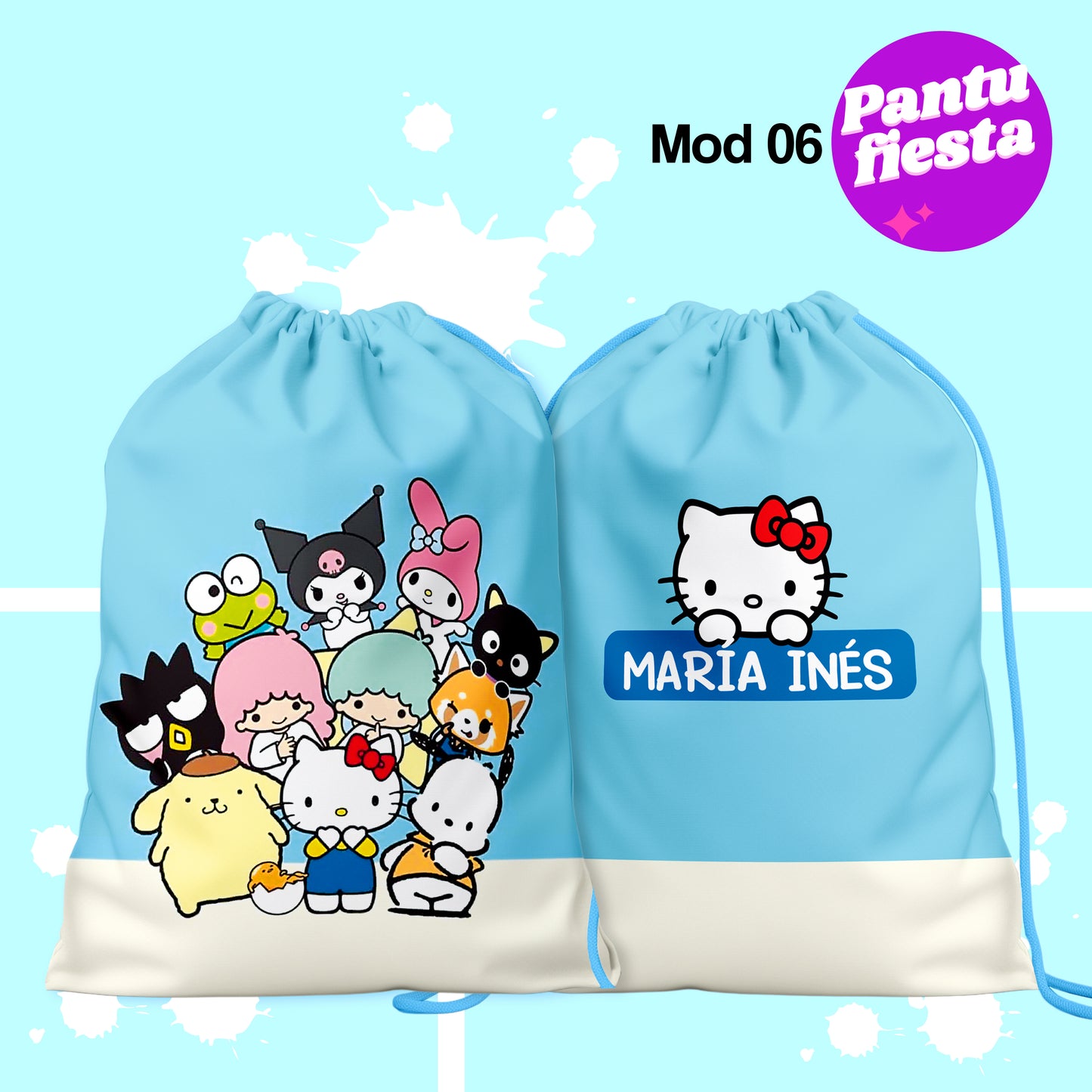 Bolo Dulcero Morralito Dulcero Hello Kitty