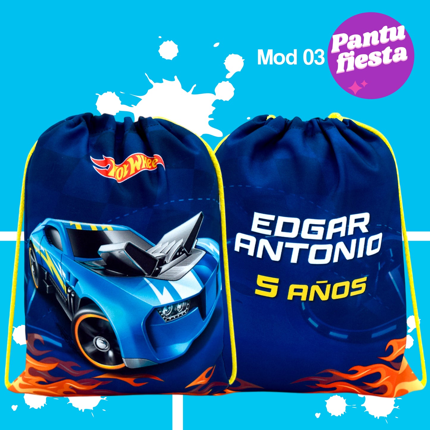 Bolo Dulcero Morralito Dulcero Hot Wheels