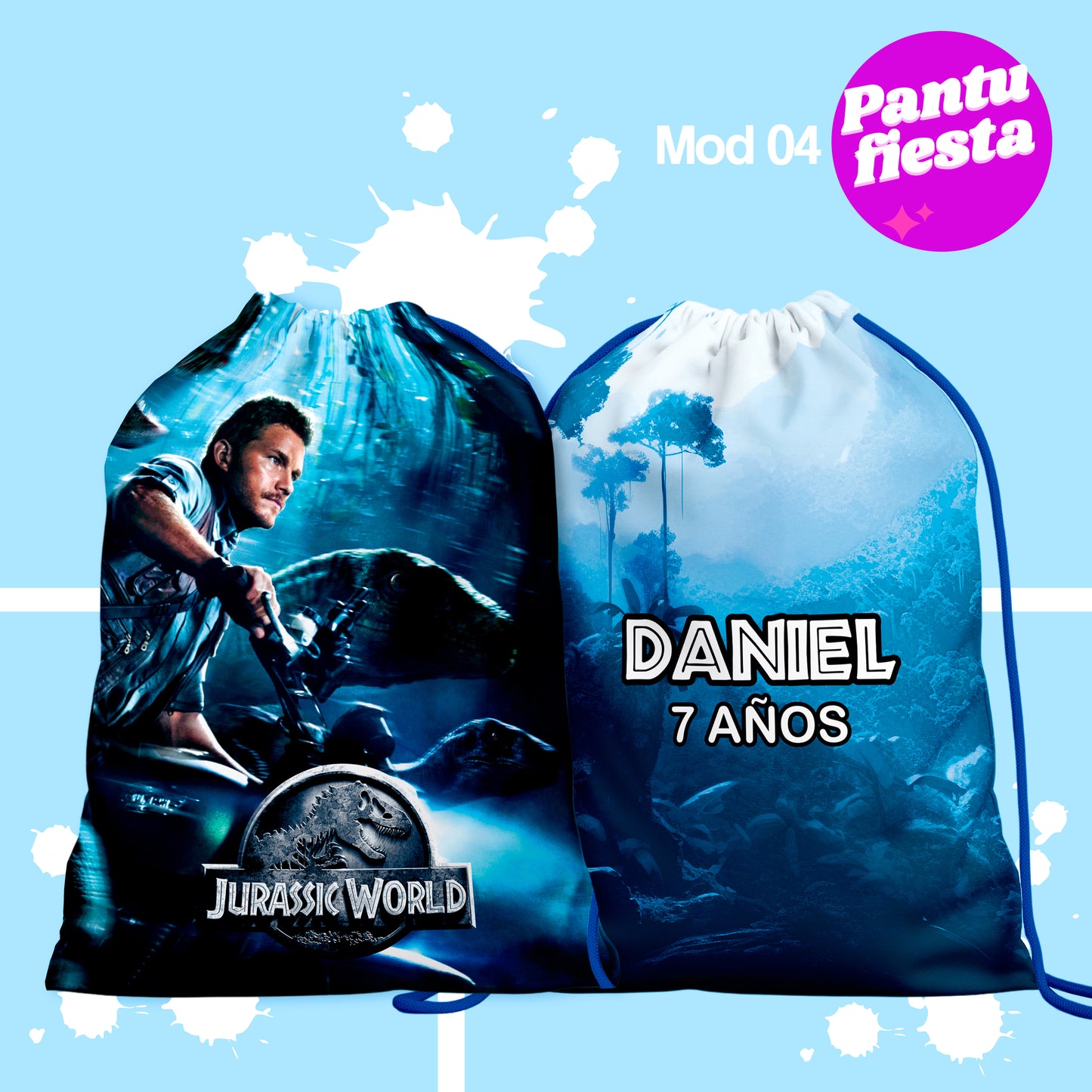 Bolo Dulcero Morralito Jurasic World