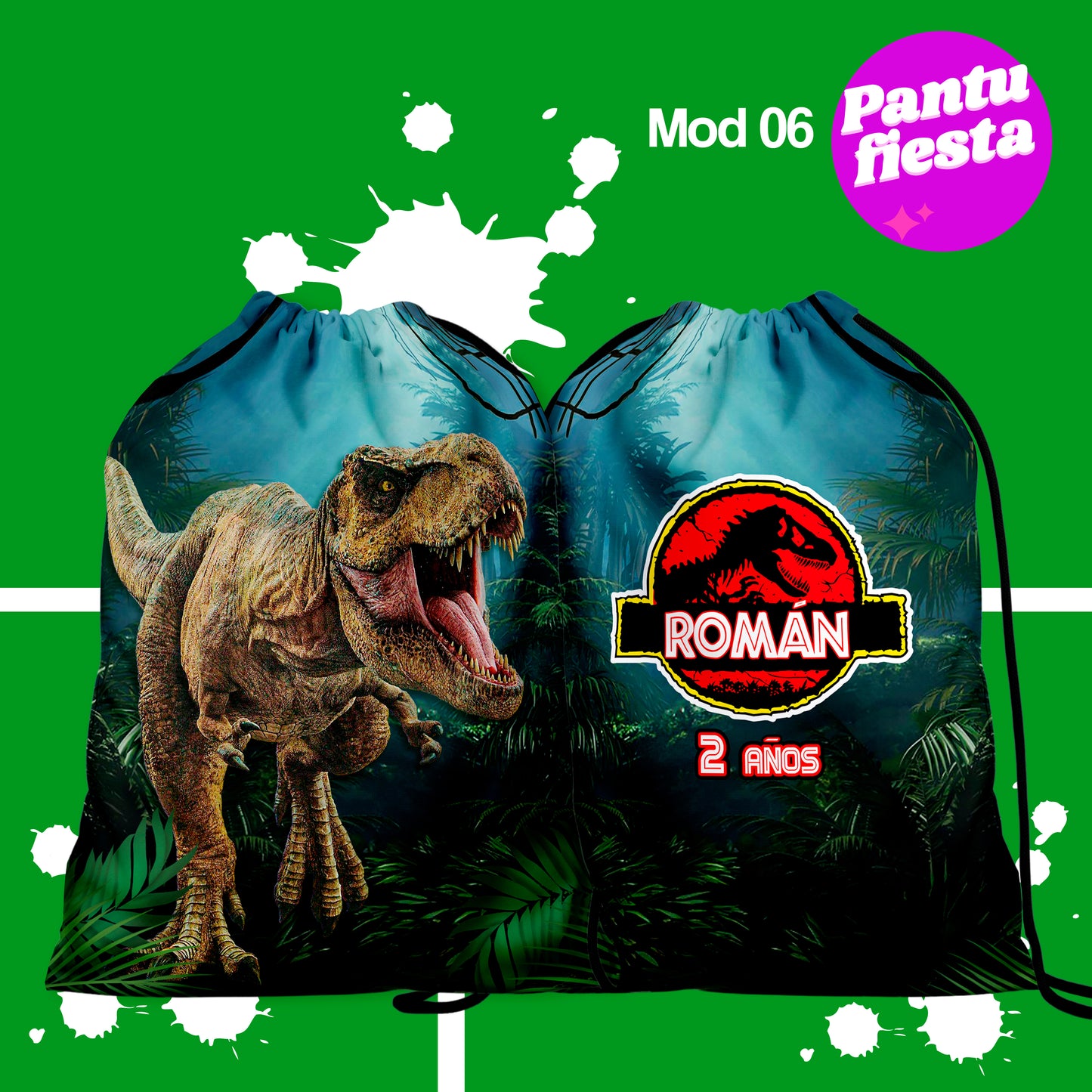 Bolo Dulcero Morralito Jurasic World