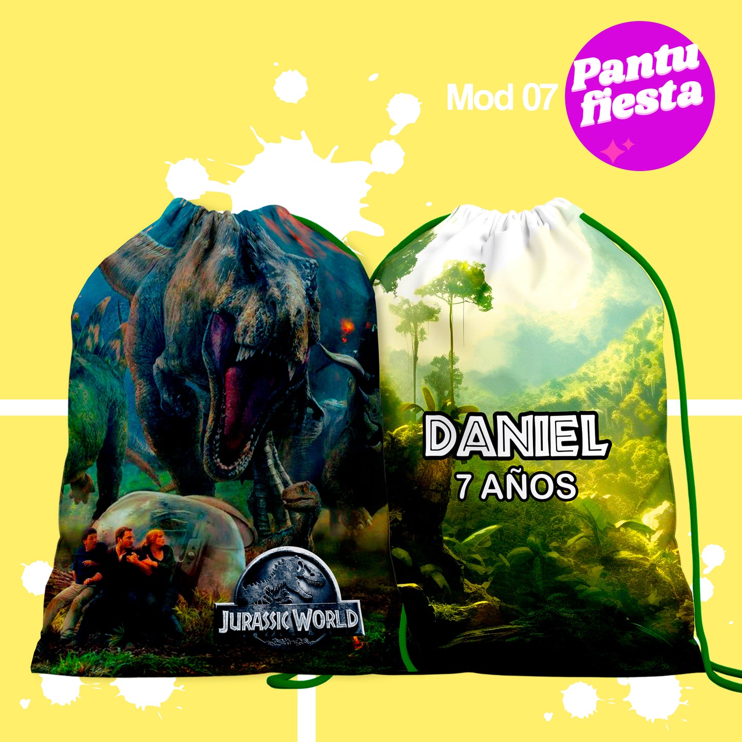 Bolo Dulcero Morralito Jurasic World