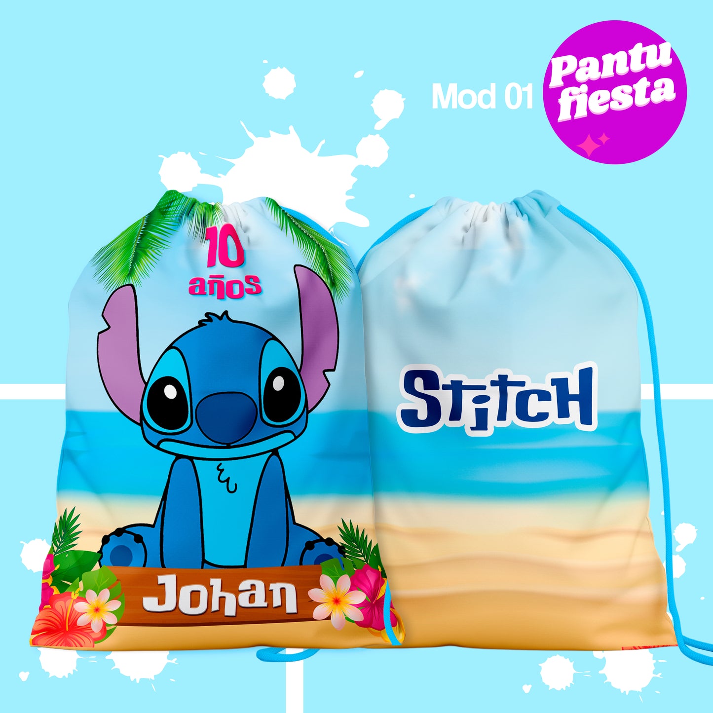 Bolo Dulcero Morralito Lilo y Stitch