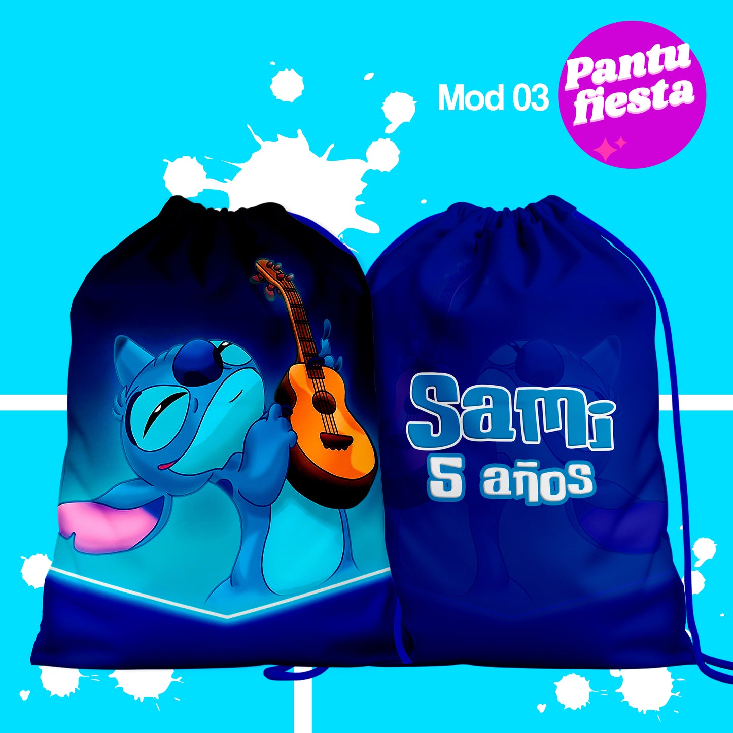 Bolo Dulcero Morralito Lilo y Stitch
