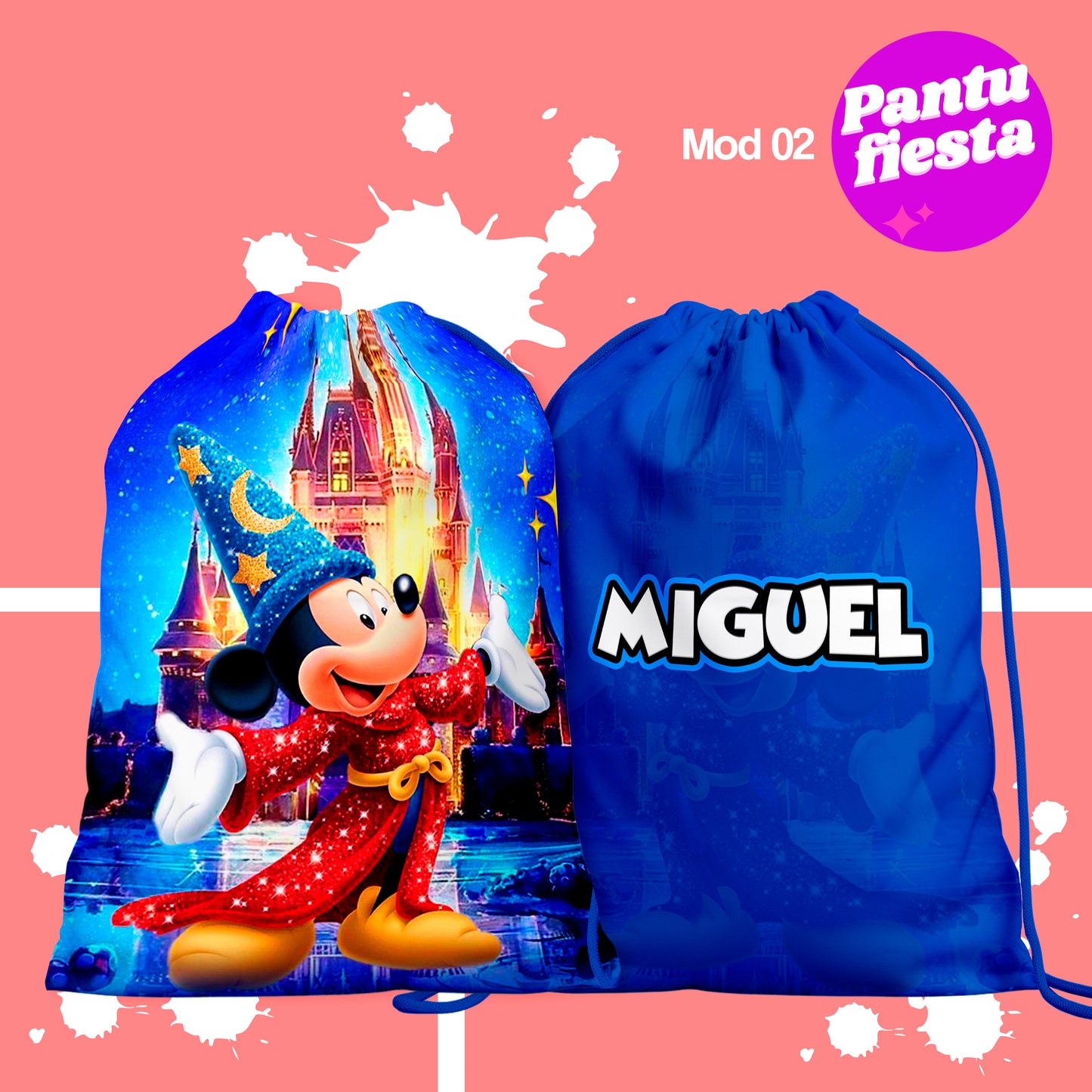 Bolo Dulcero Morralito Mickey Mago