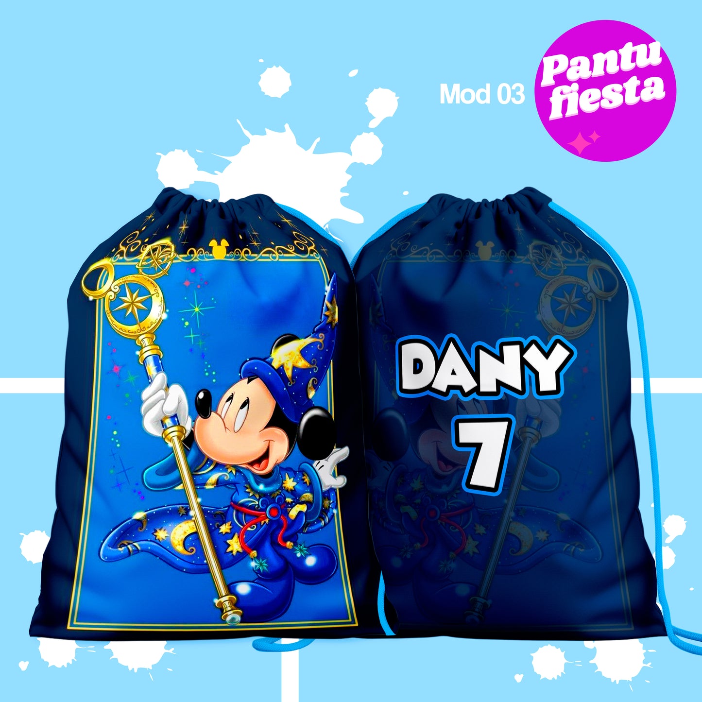 Bolo Dulcero Morralito Mickey Mago