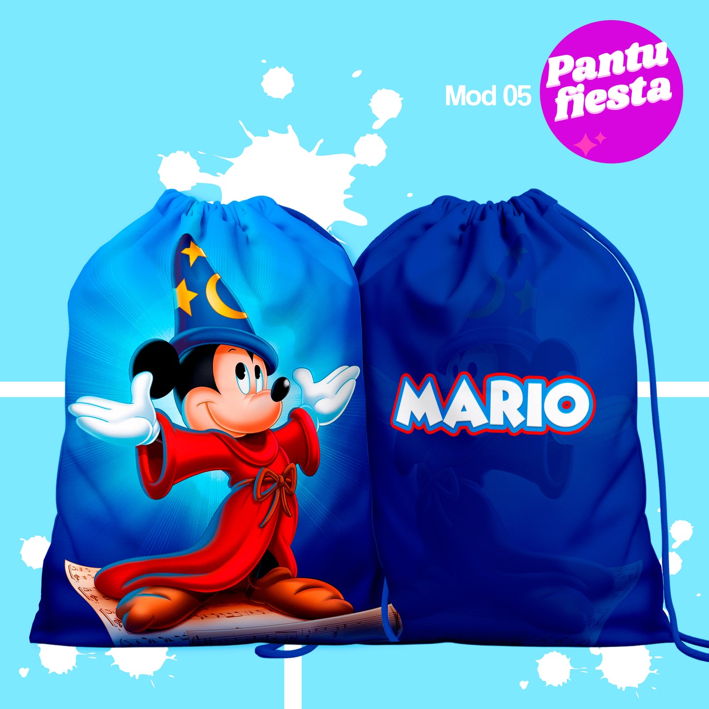 Bolo Dulcero Morralito Mickey Mago