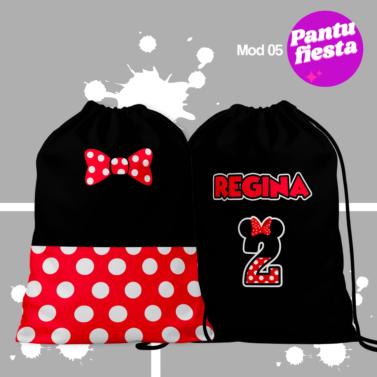 Bolo Dulcero Morralito Mickey Minnie Amigos