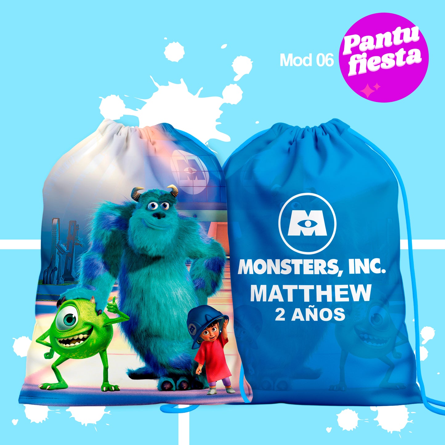 Bolo Dulcero Morralito Monsters Inc