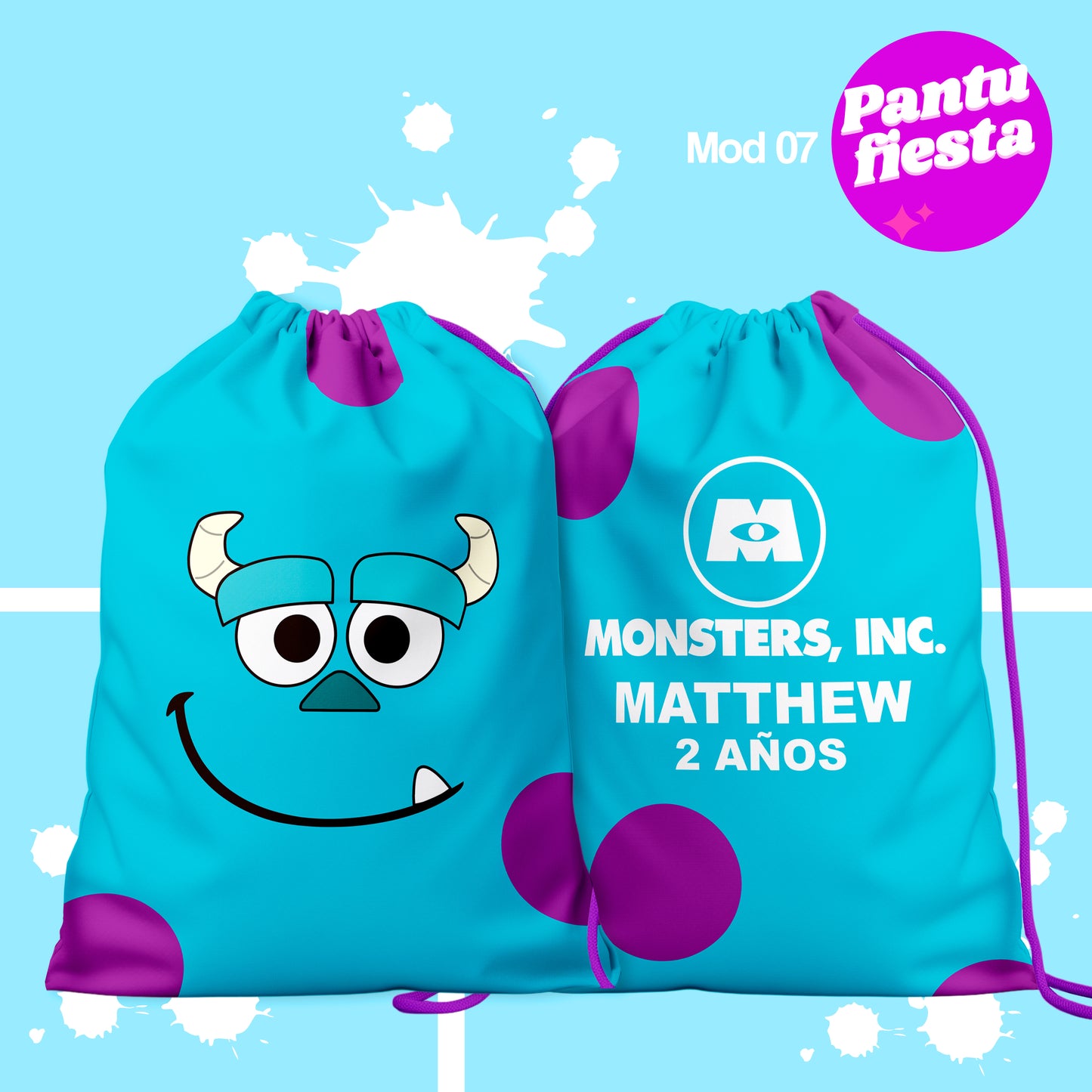 Bolo Dulcero Morralito Monsters Inc