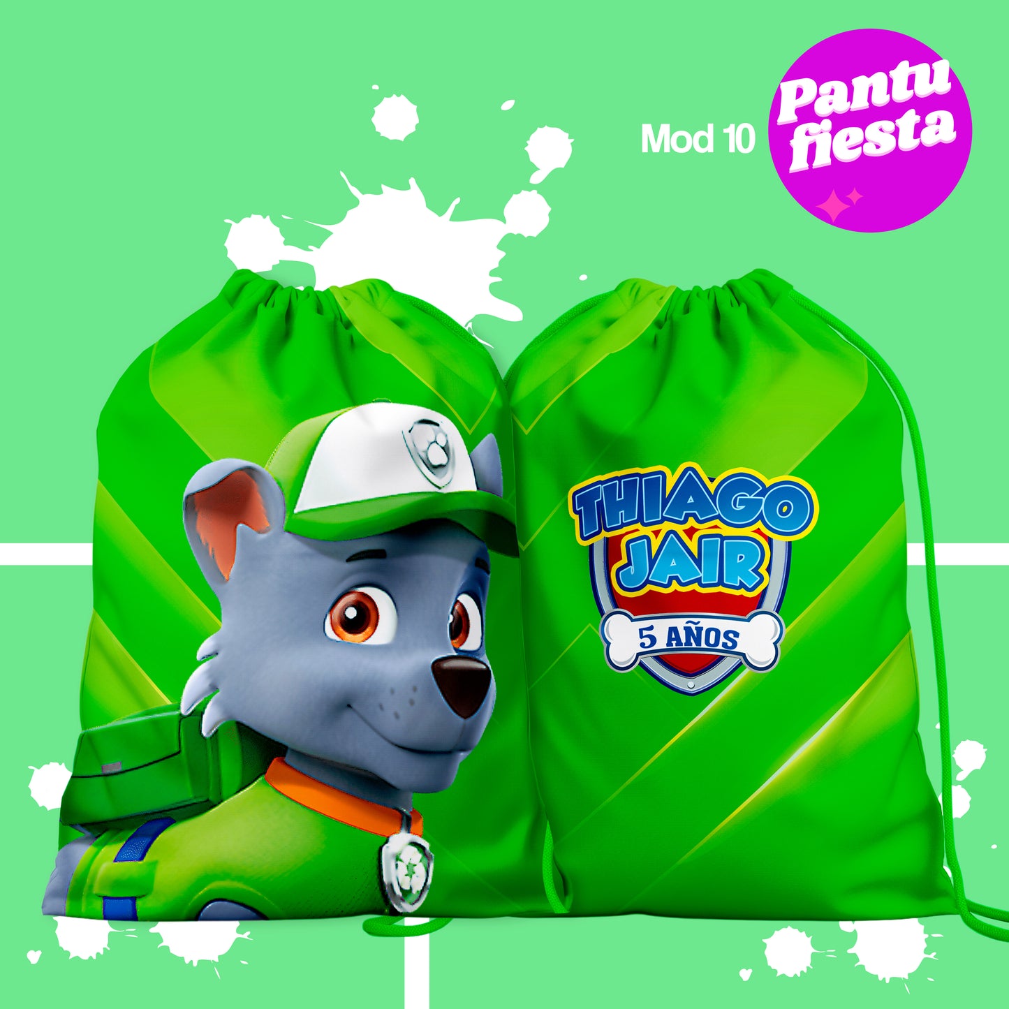 Bolo Dulcero Morralito Paw Patrol