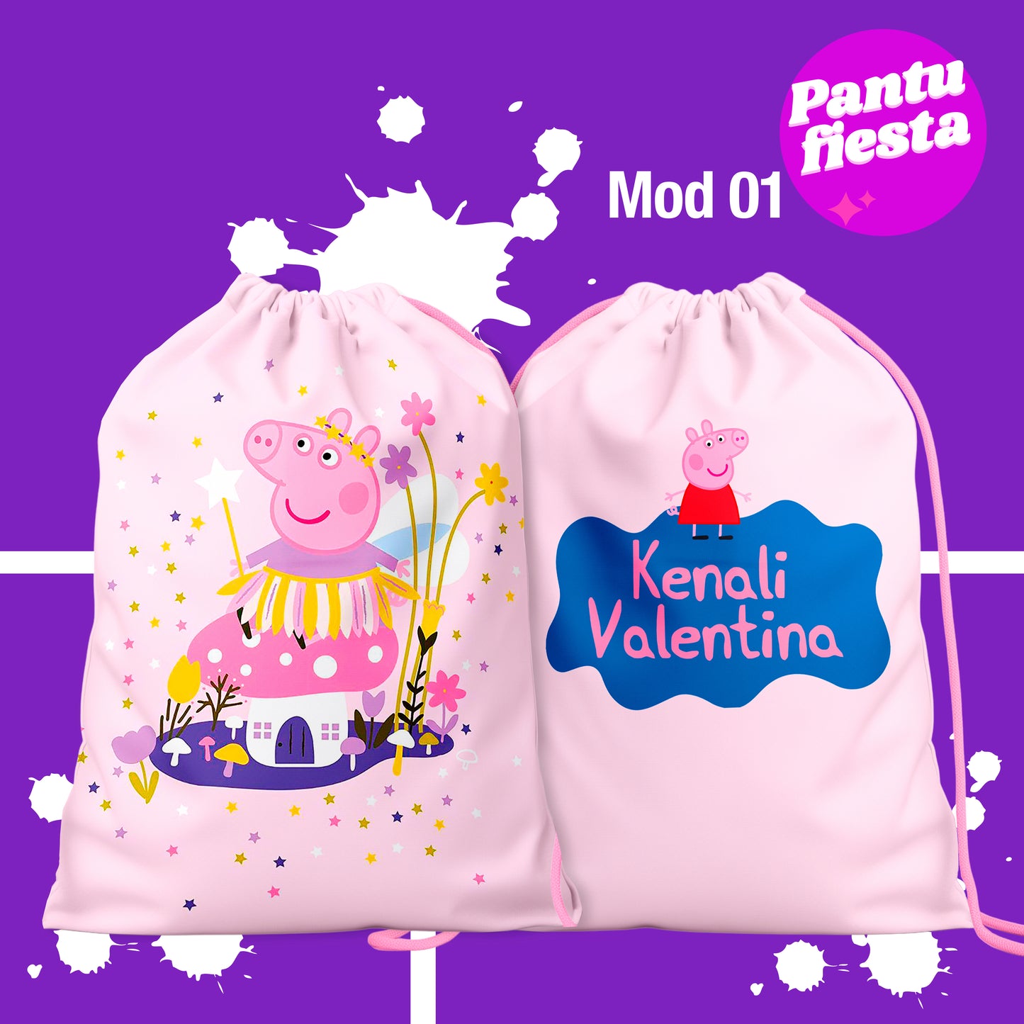 Bolo Dulcero Morralito Peppa Pig