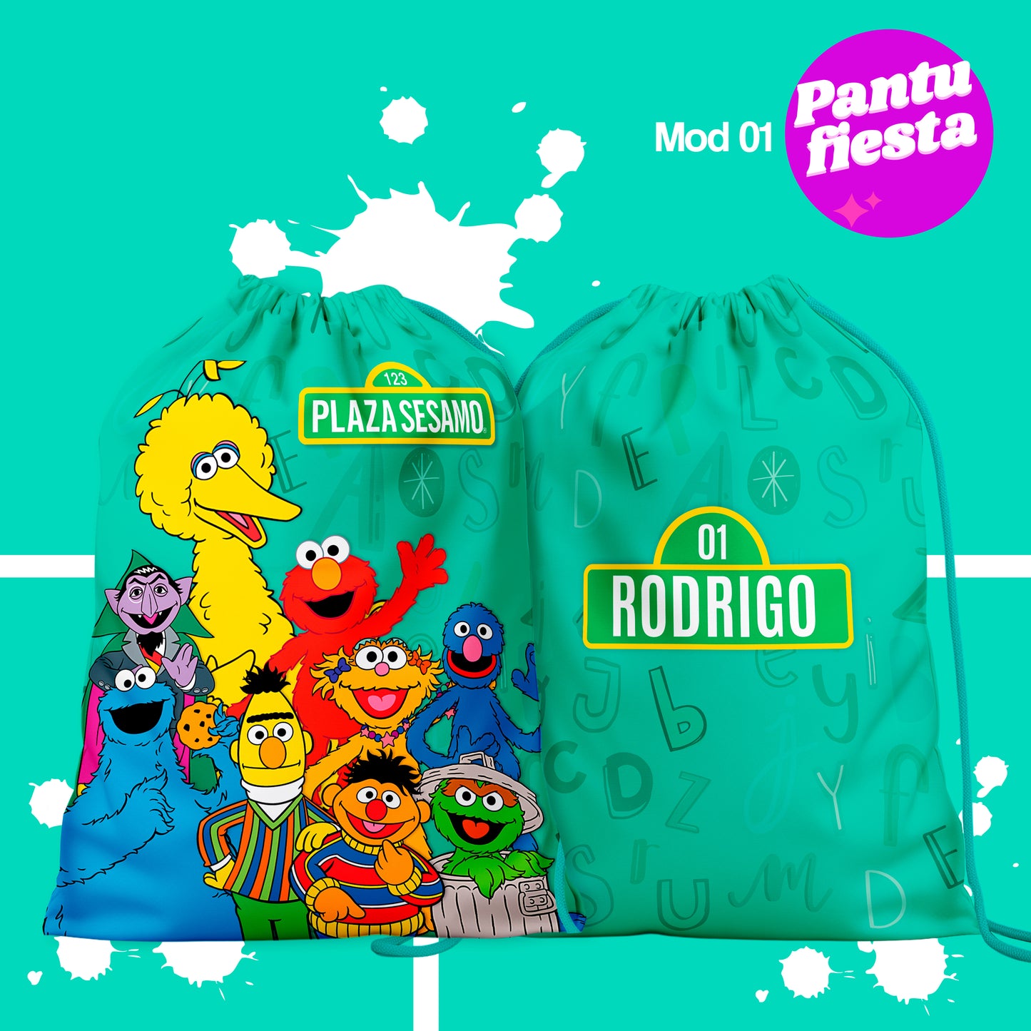 Bolo Dulcero Morralito Plaza Sésamo