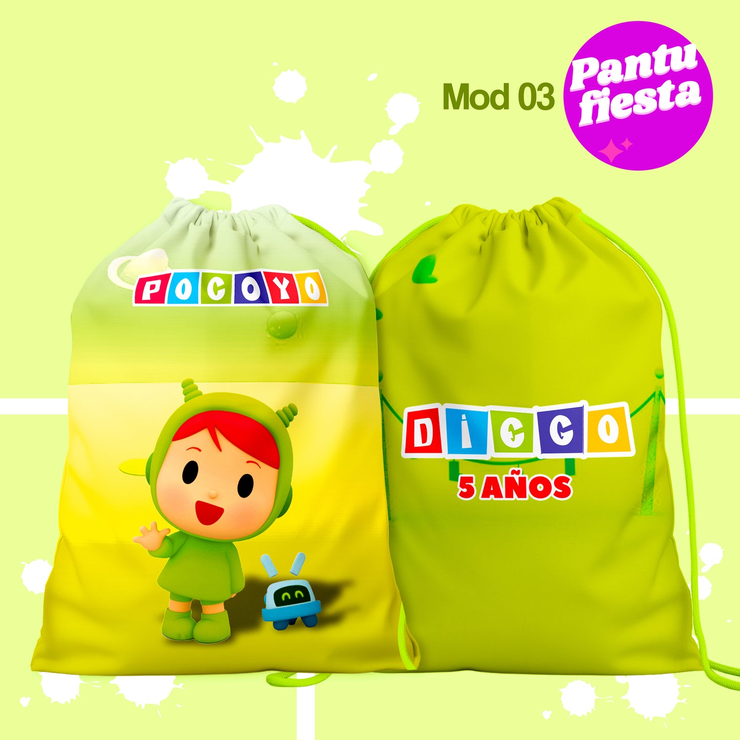 Bolo Dulcero Morralito Pocoyo