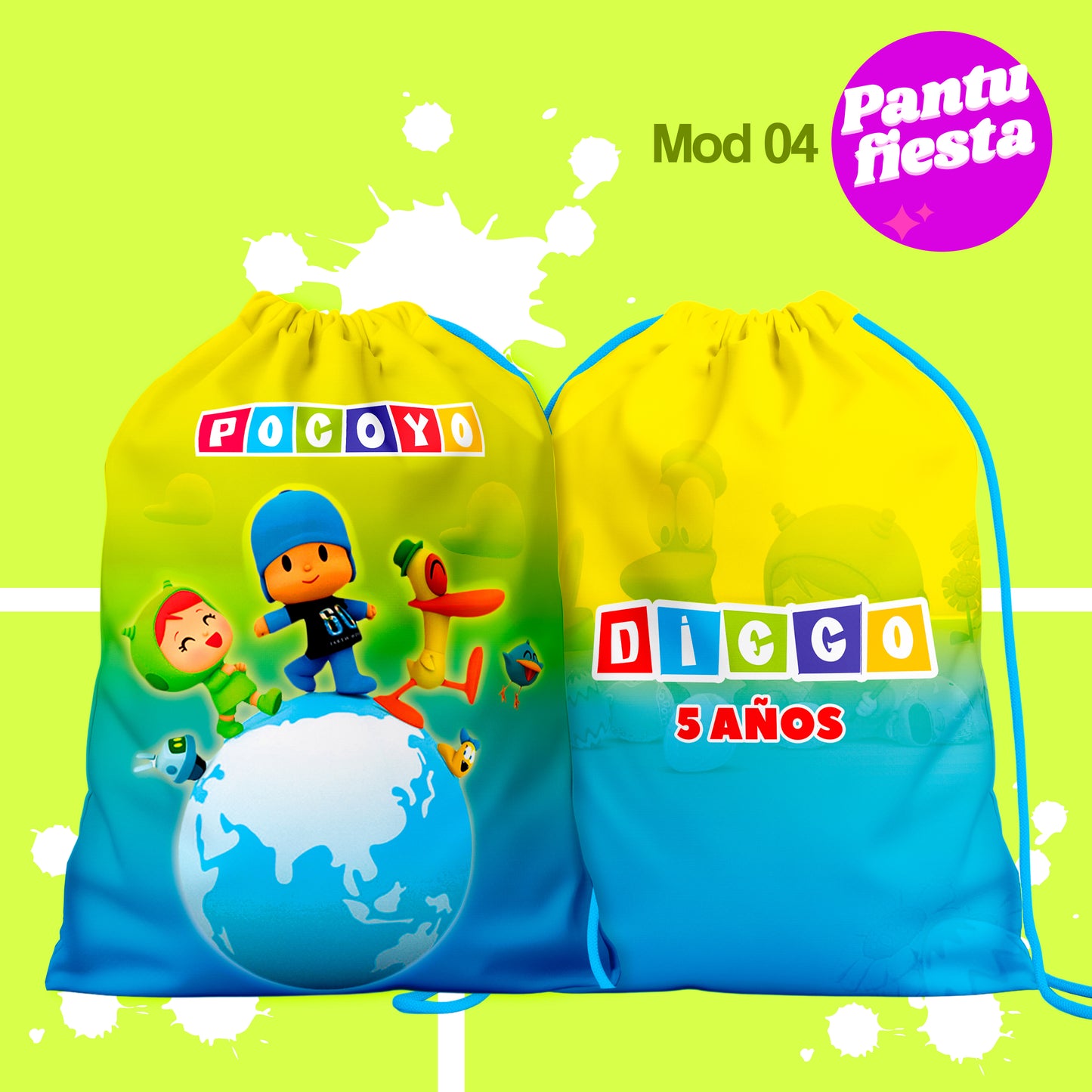 Bolo Dulcero Morralito Pocoyo