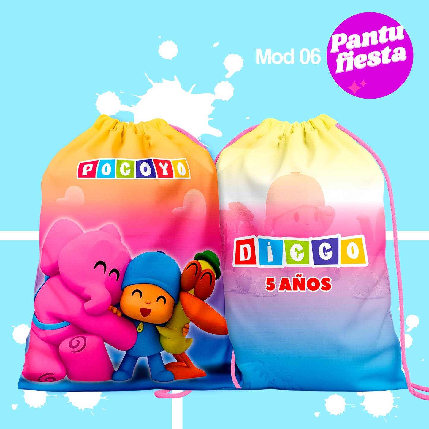 Bolo Dulcero Morralito Pocoyo