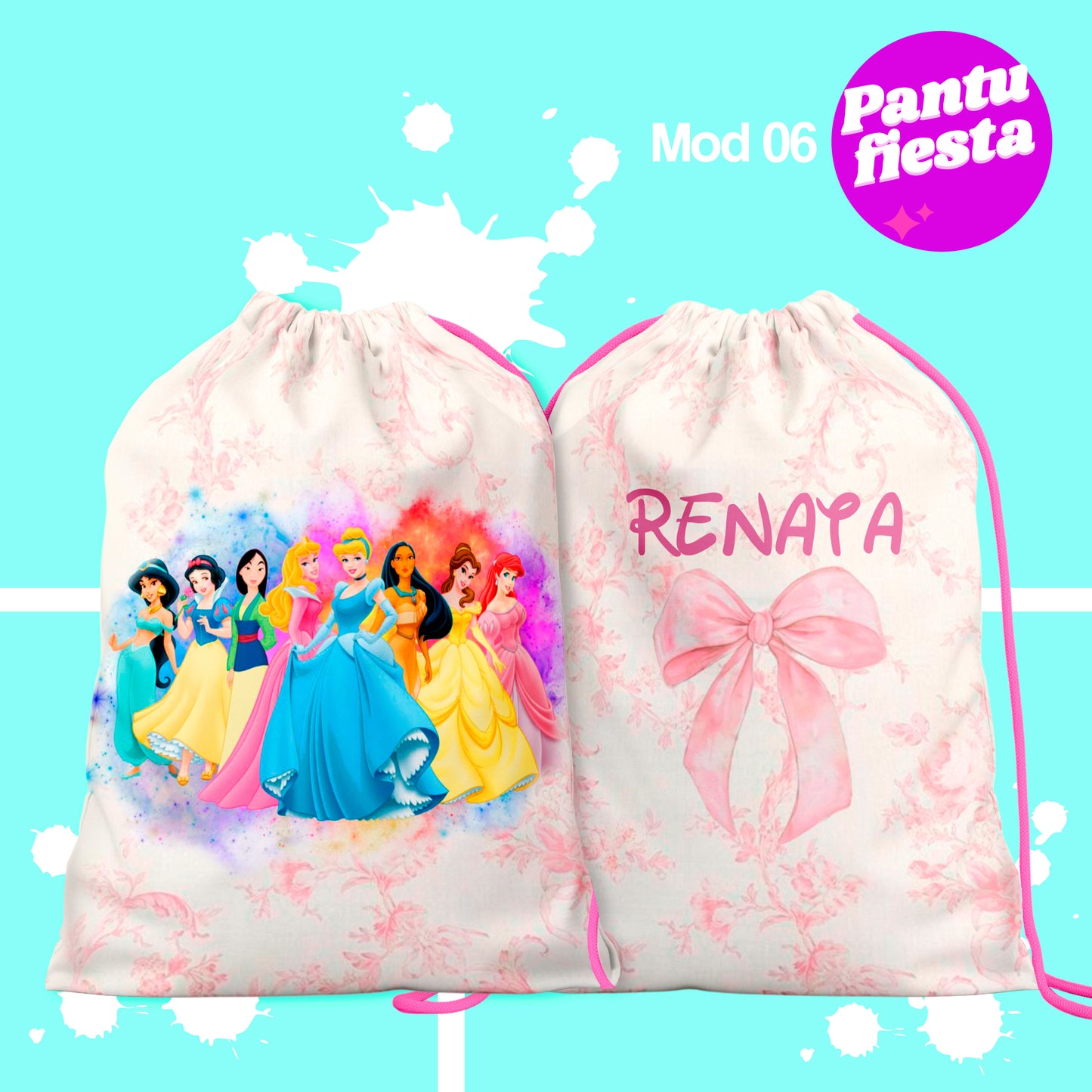 Bolo Dulcero Morralito Princesas