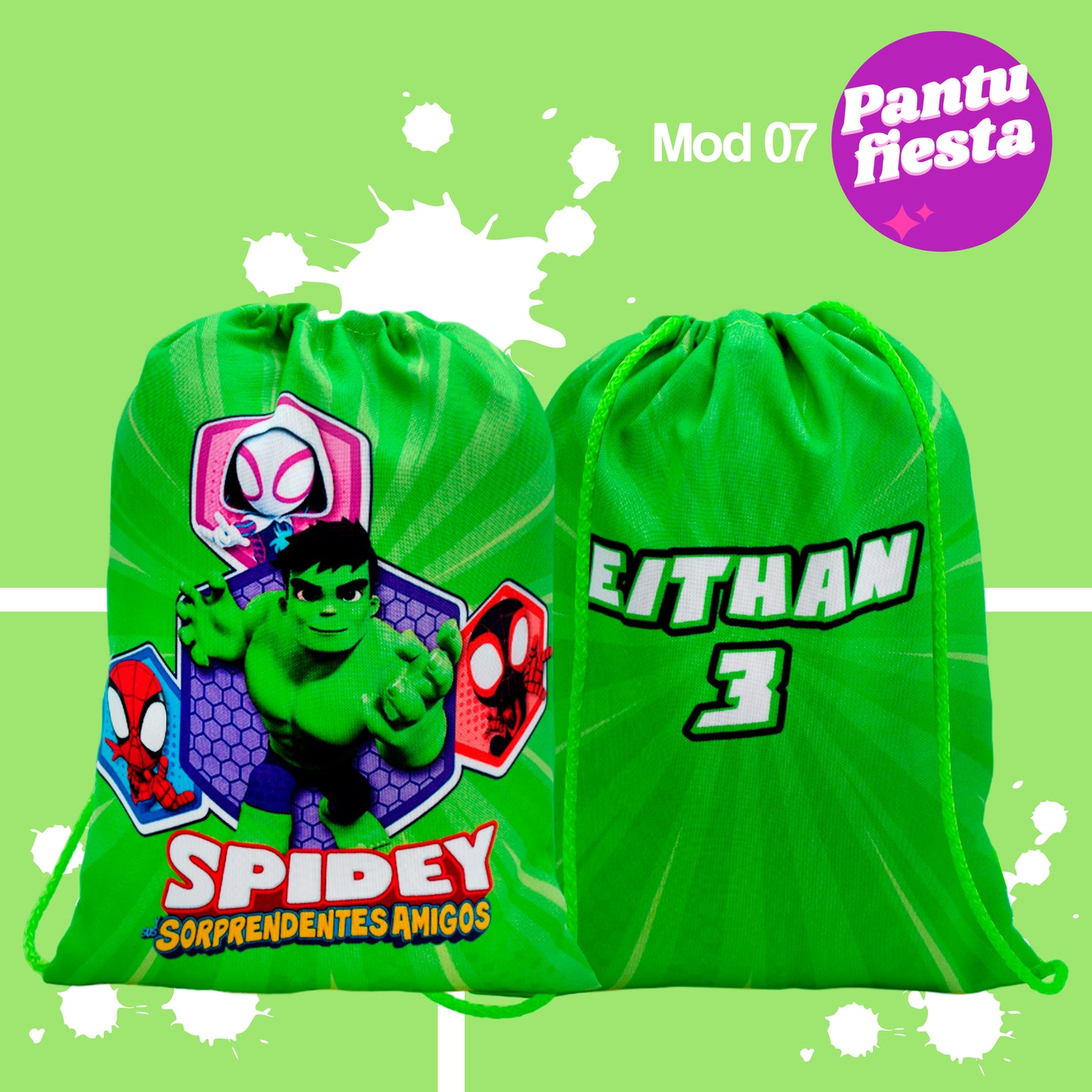 Bolo Dulcero Morralito Spidey y sus sorprendentes amigos