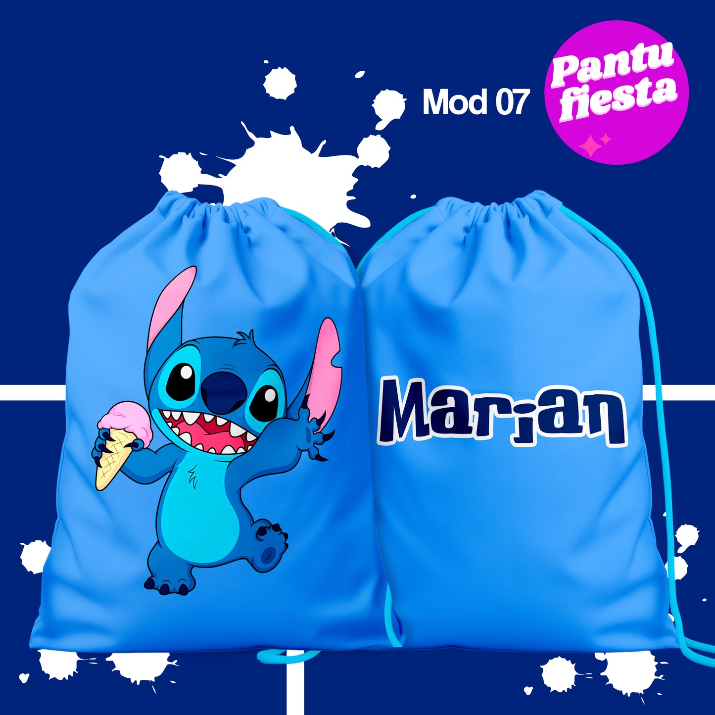 Bolo Dulcero Morralito Lilo y Stitch