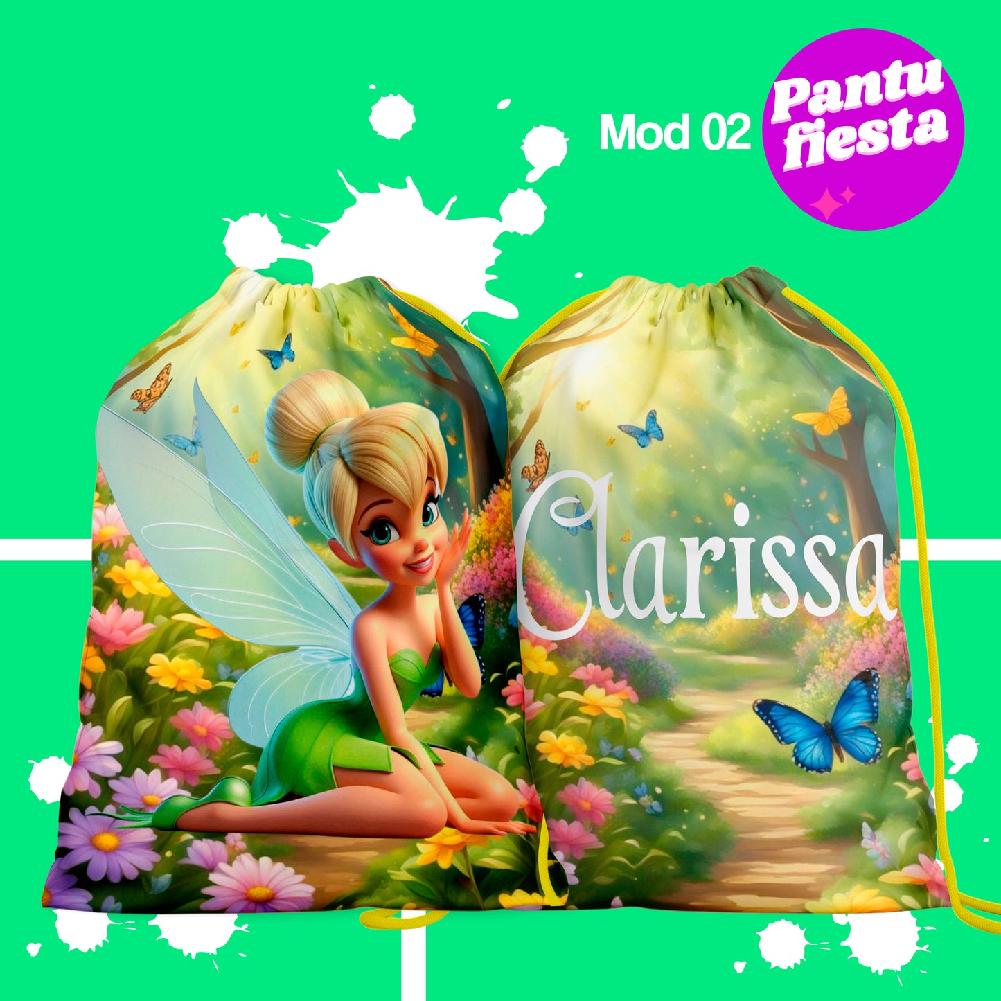 Bolo Dulcero Morralito Tinker Bell