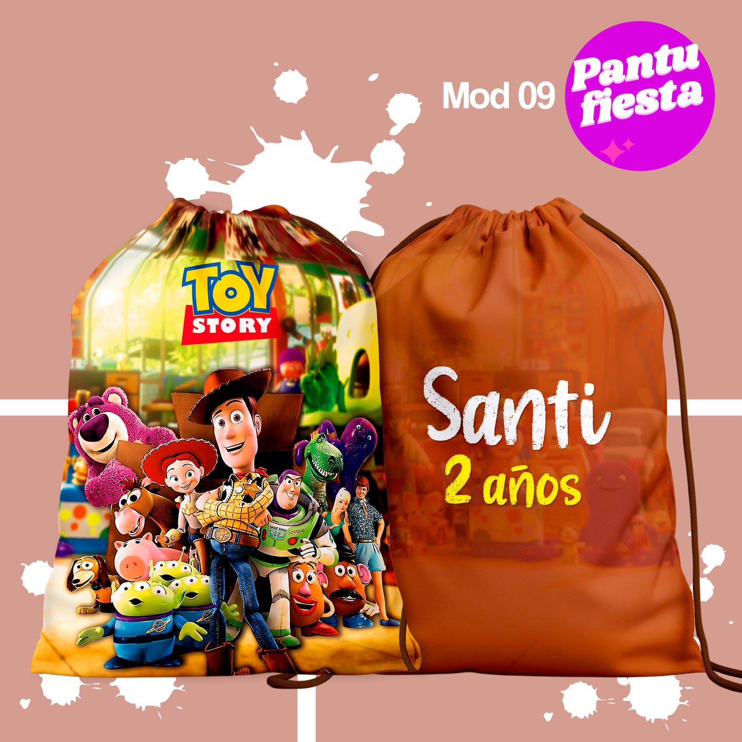 Bolo Dulcero Morralito Toy Story