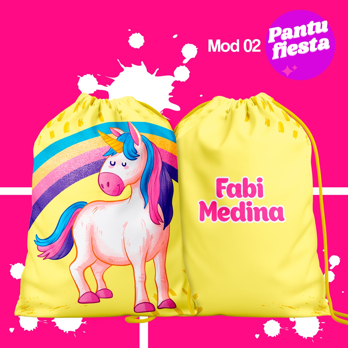 Bolo Dulcero Morralito Unicornio