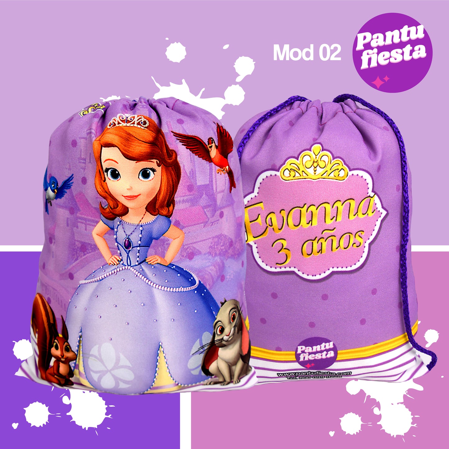 Bolo Dulcero Morralito Princesita Sofía