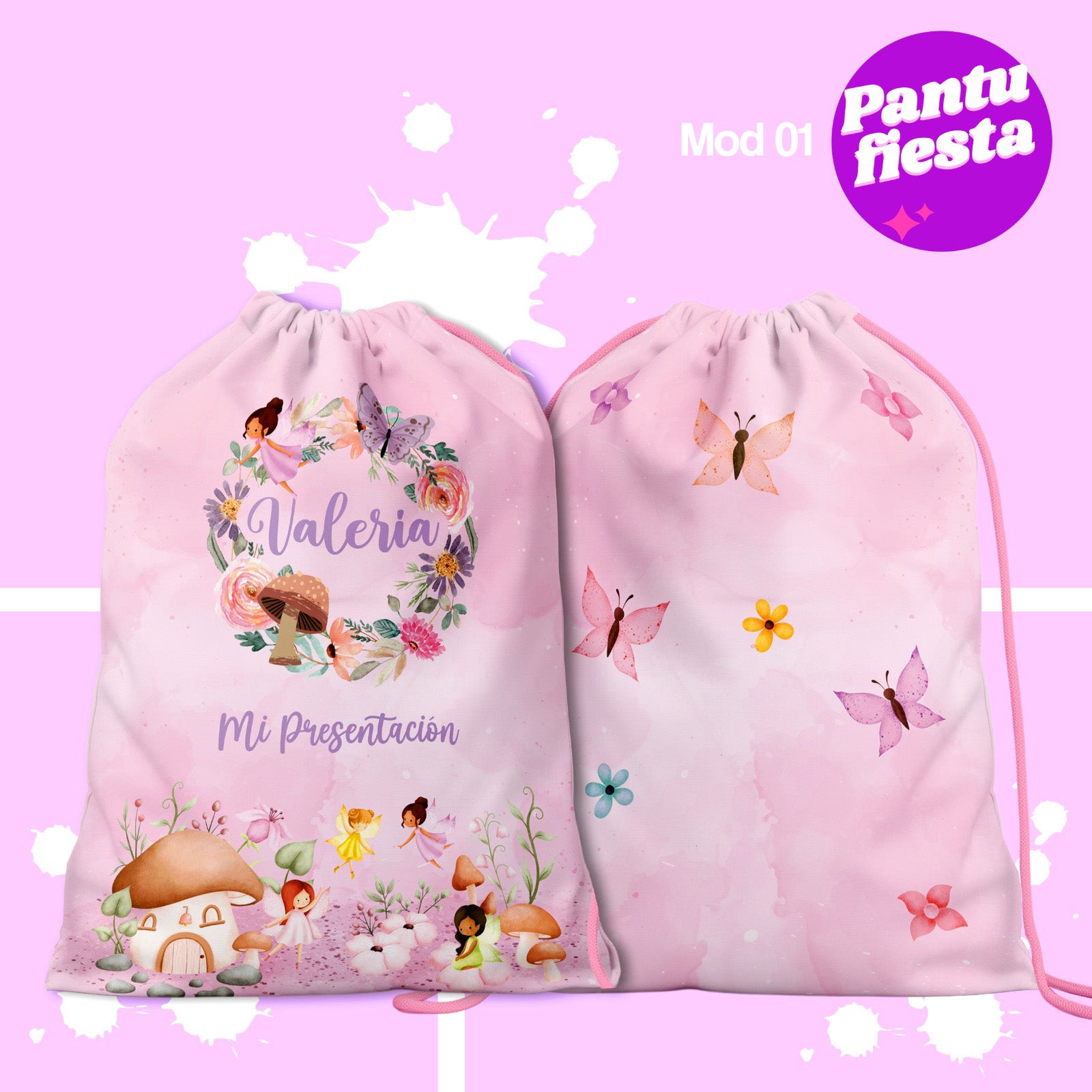 Bolo Dulcero Morralito Hadas – Pantufiesta1