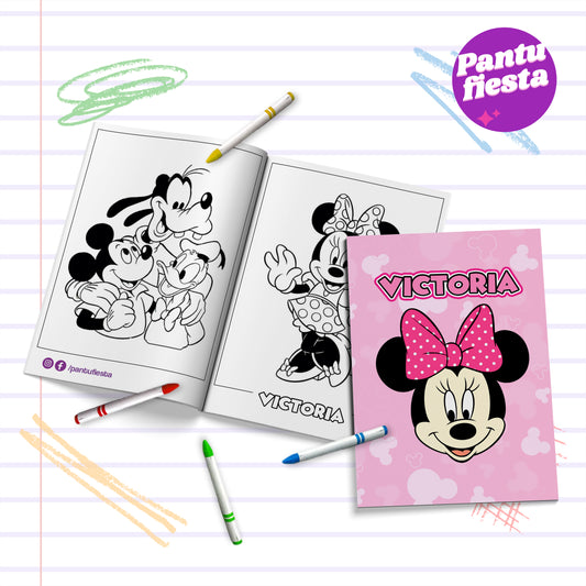 Librito para colorear Minnie Mouse