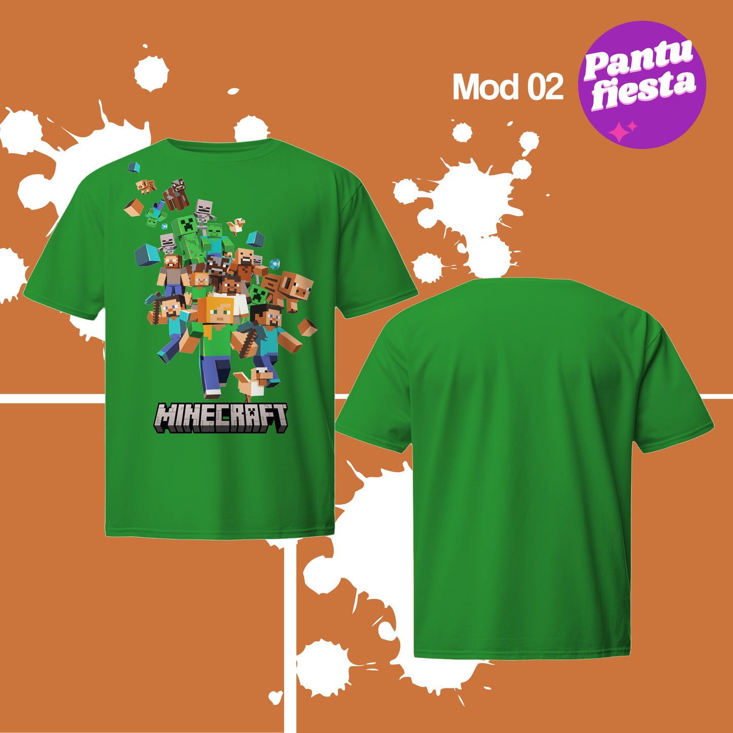 Playera Minecraft