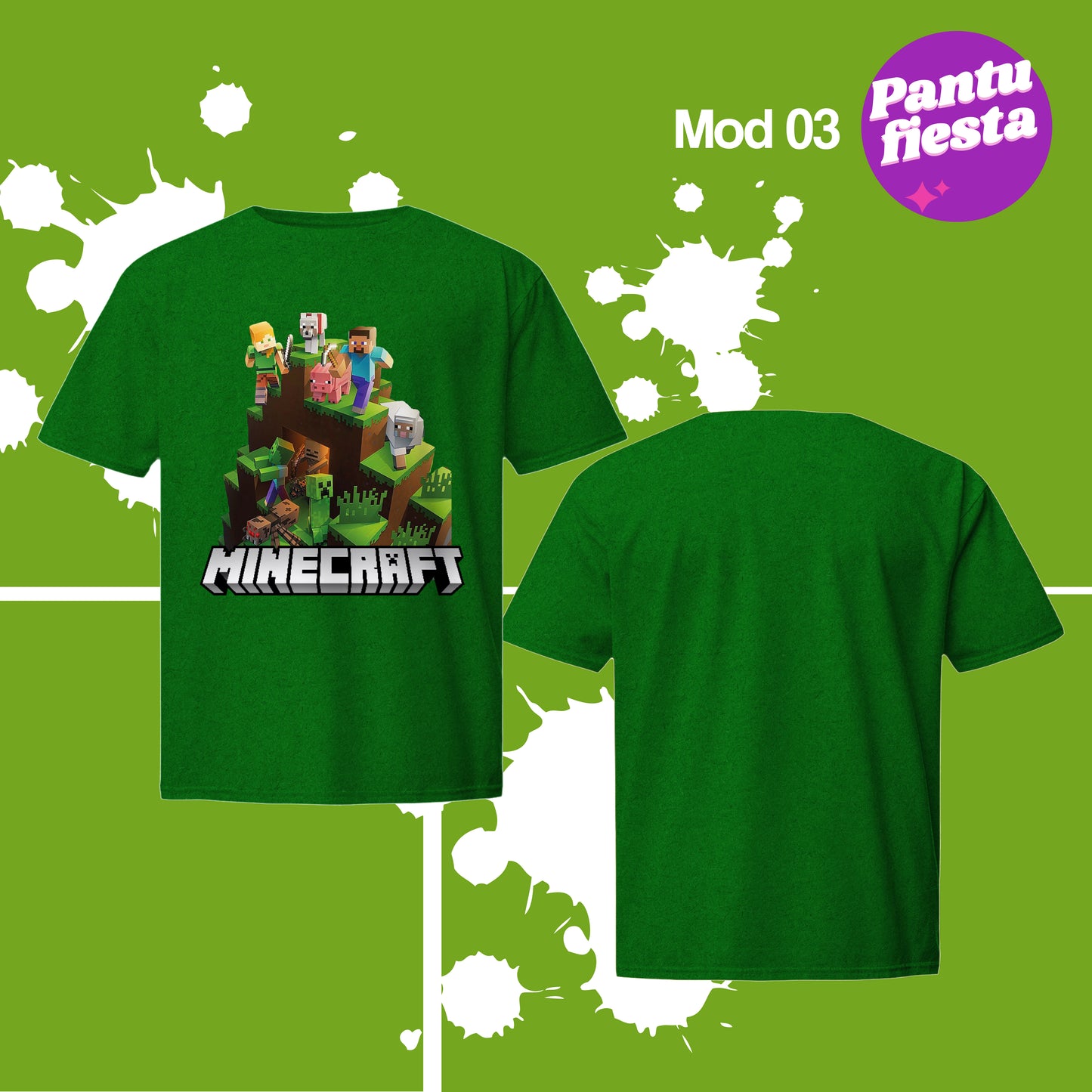 Playera Minecraft