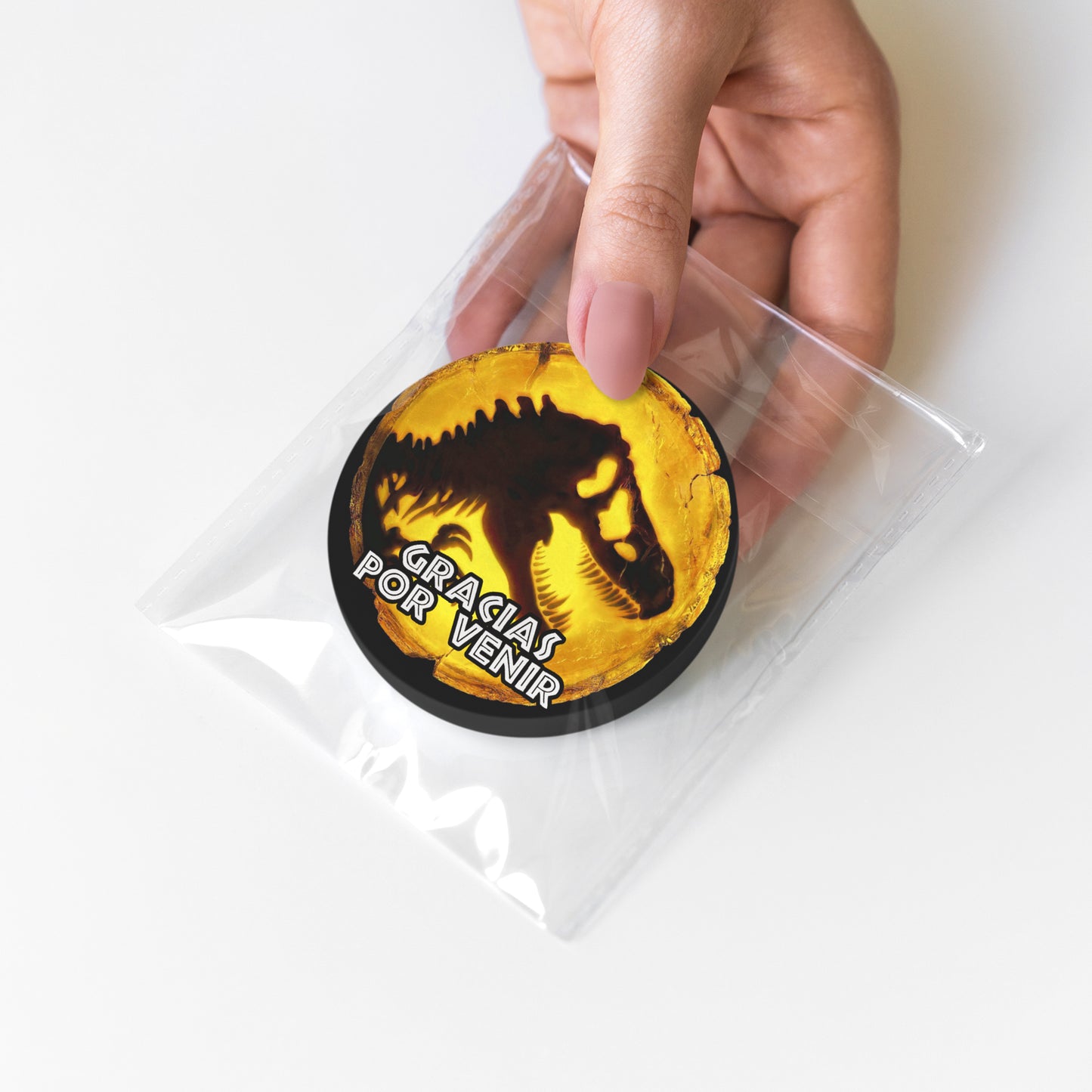 120 Stickers Etiquetas Jurassic Park Papel 7cm