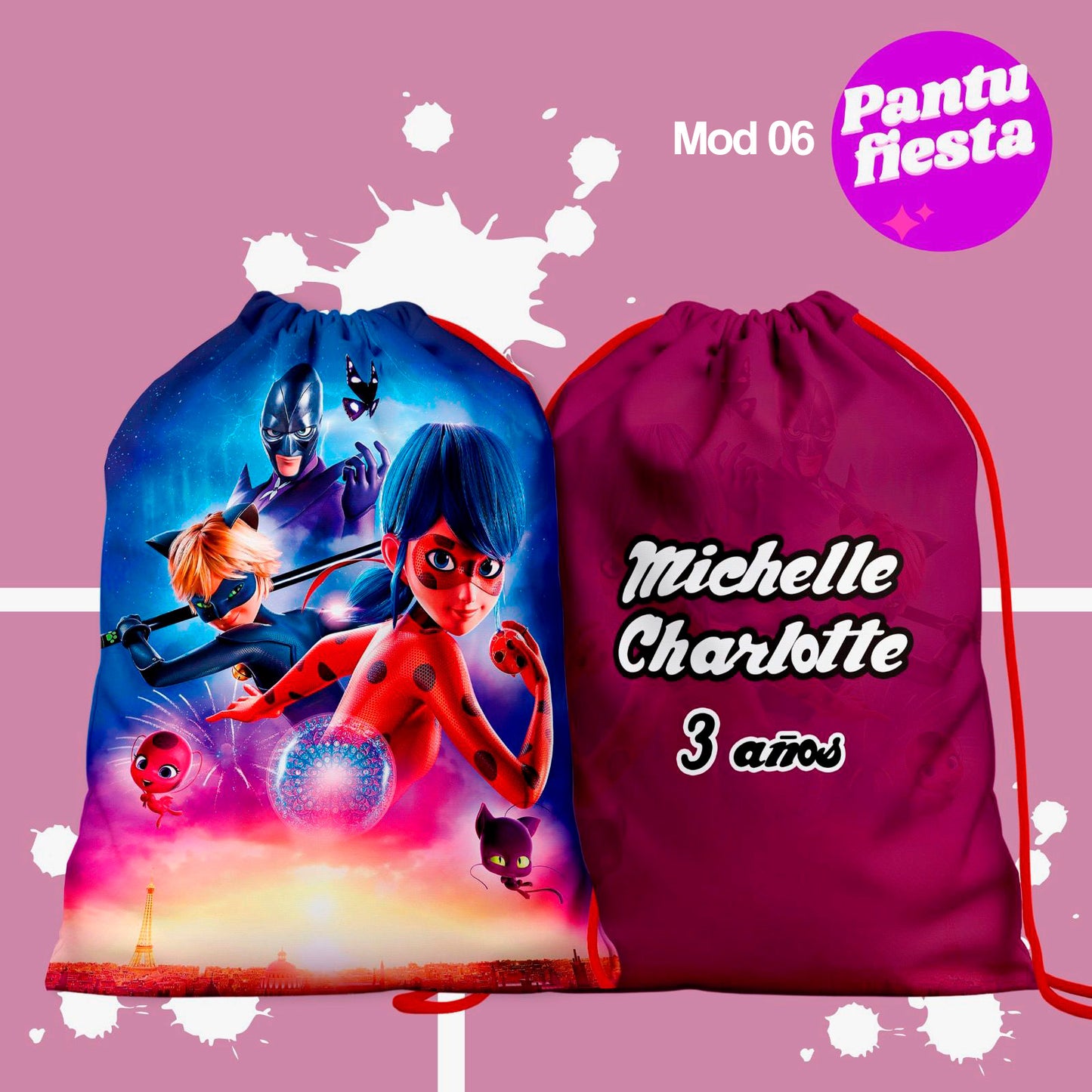 Bolo Dulcero Morralito Lady Bug