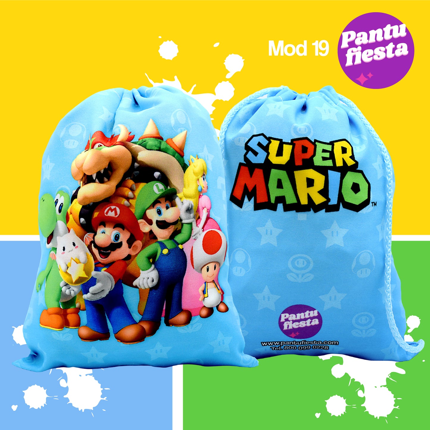 Bolo Dulcero Morralito Mario Bros